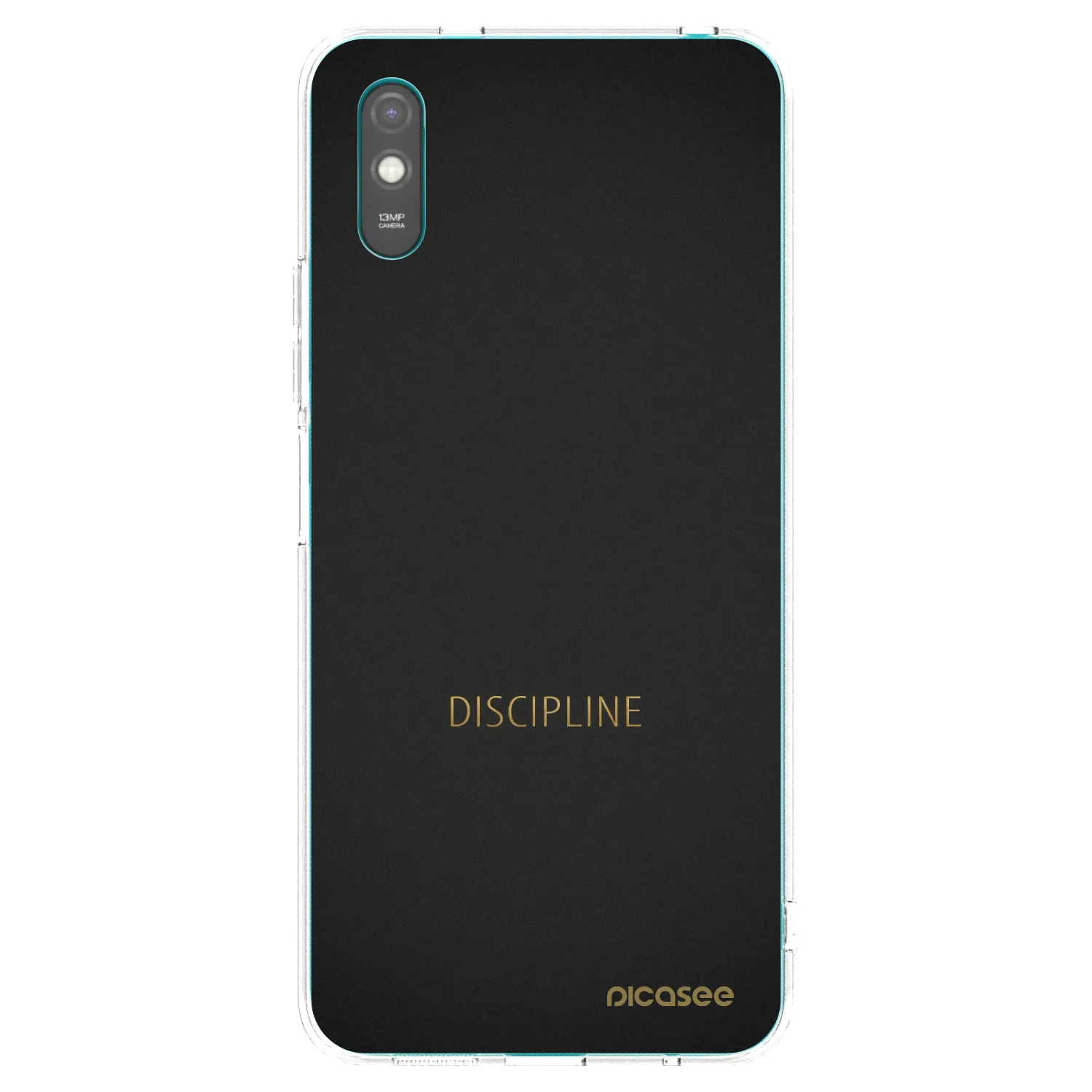 Picasee silikonový průhledný obal pro Xiaomi Redmi 9AT - Discipline