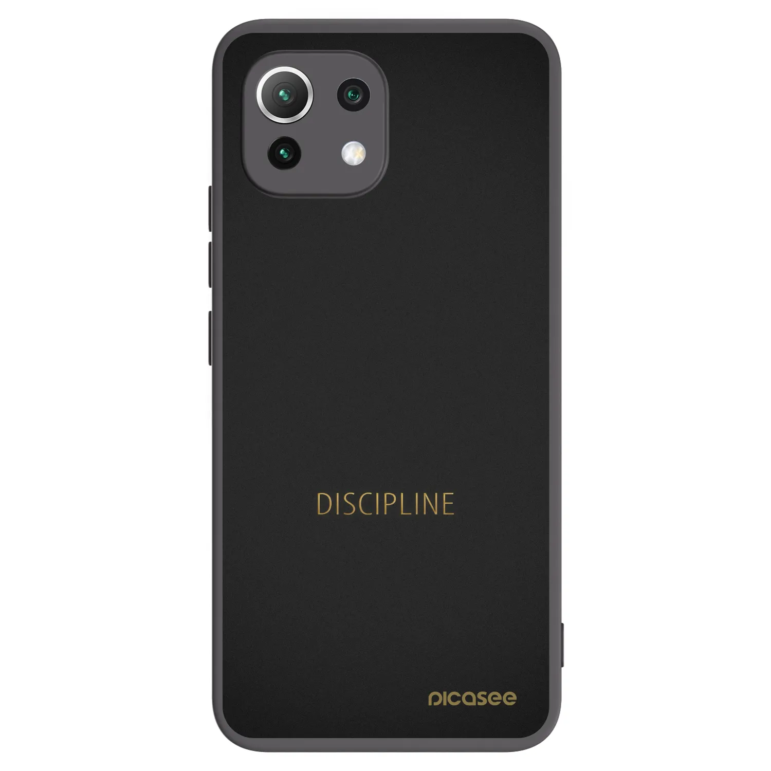 Picasee silikonový černý obal pro Xiaomi Mi 11 Lite - Discipline