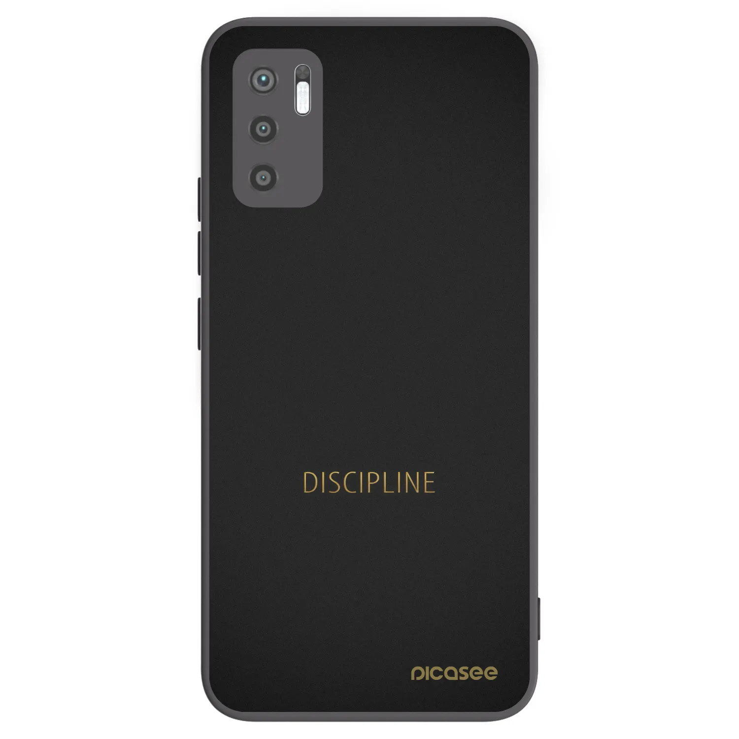 Picasee silikonový černý obal pro Xiaomi Redmi Note 10 5G - Discipline