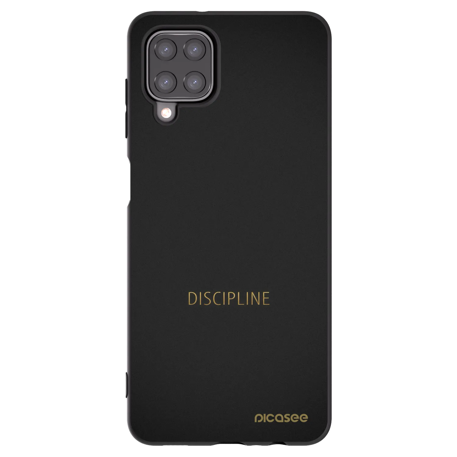 Picasee silikonový černý obal pro Samsung Galaxy M12 M127F - Discipline