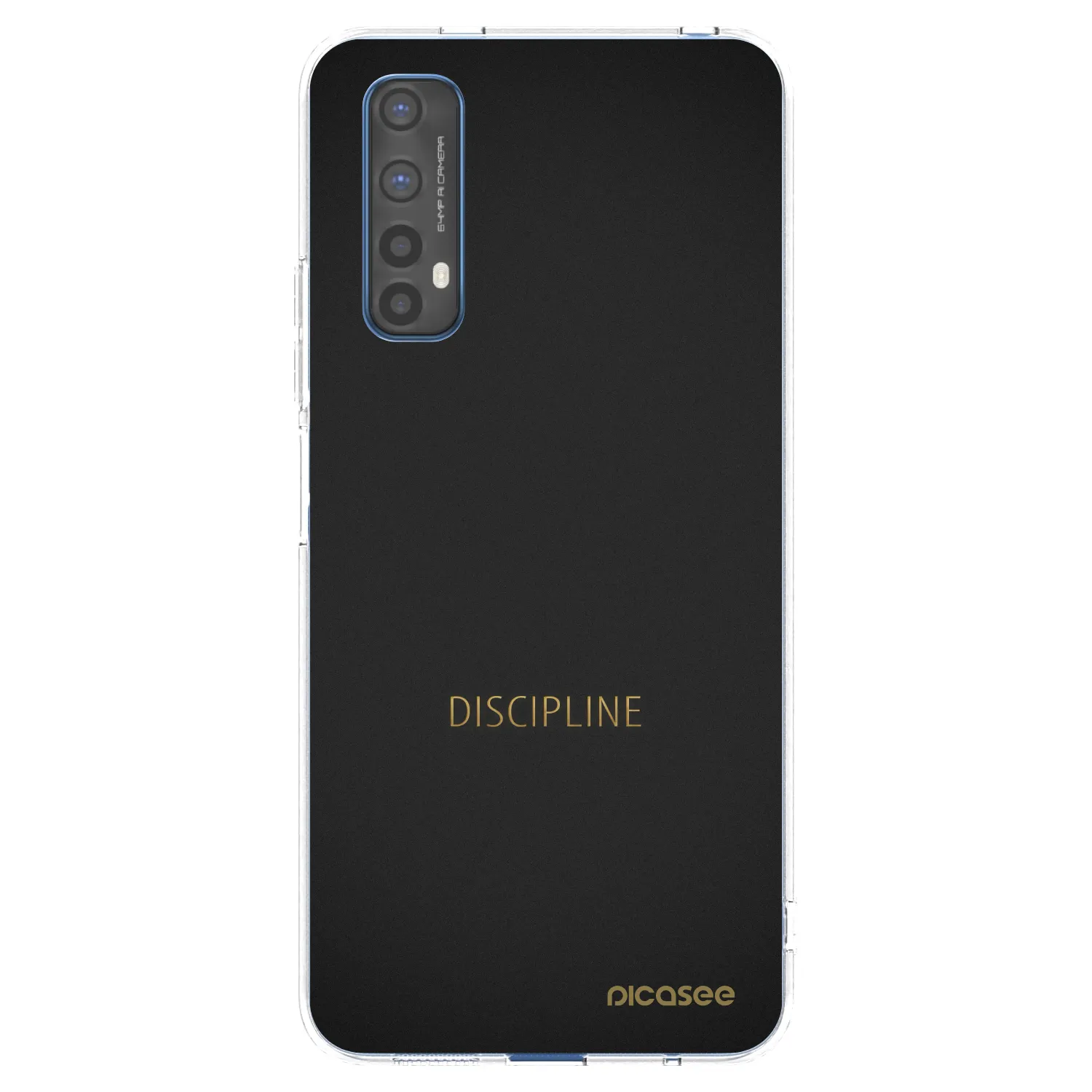 Picasee silikonový průhledný obal pro Realme 7 - Discipline