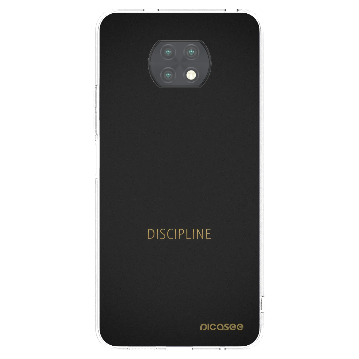 Picasee silikonový průhledný obal pro Xiaomi Redmi Note 9T - Discipline