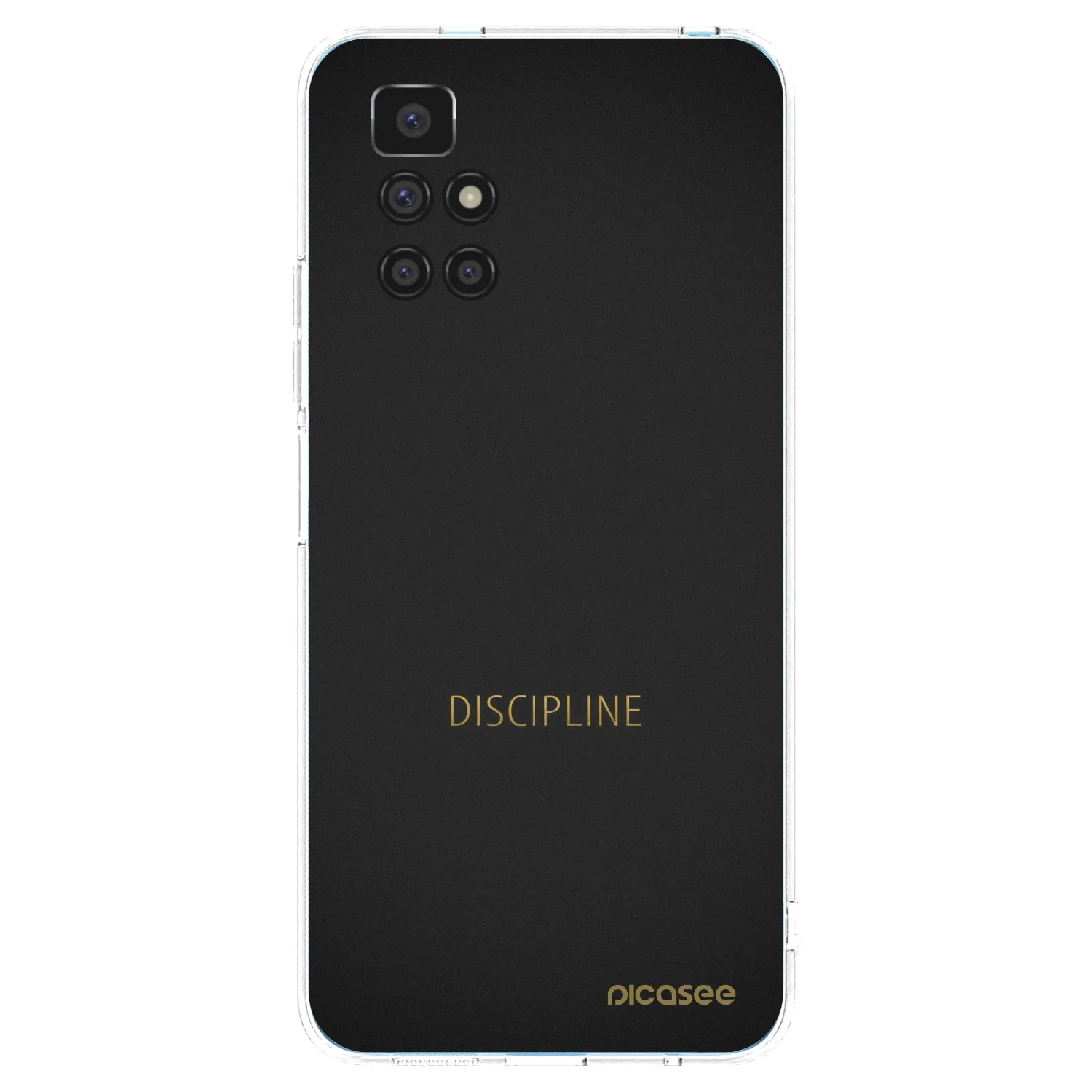 Picasee silikonový průhledný obal pro Xiaomi Redmi 10 - Discipline