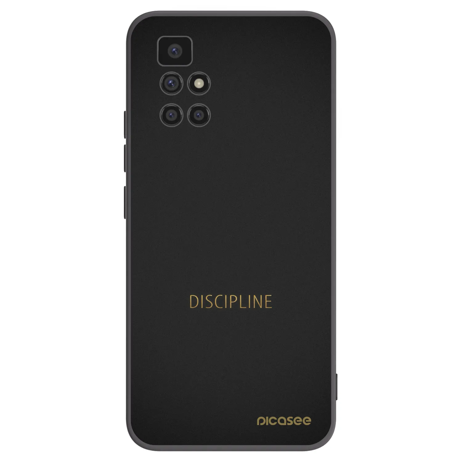 Picasee silikonový černý obal pro Xiaomi Redmi 10 - Discipline