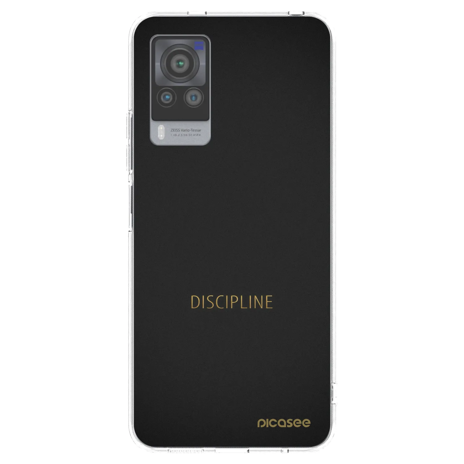 Picasee silikonový průhledný obal pro Vivo X60 Pro 5G - Discipline