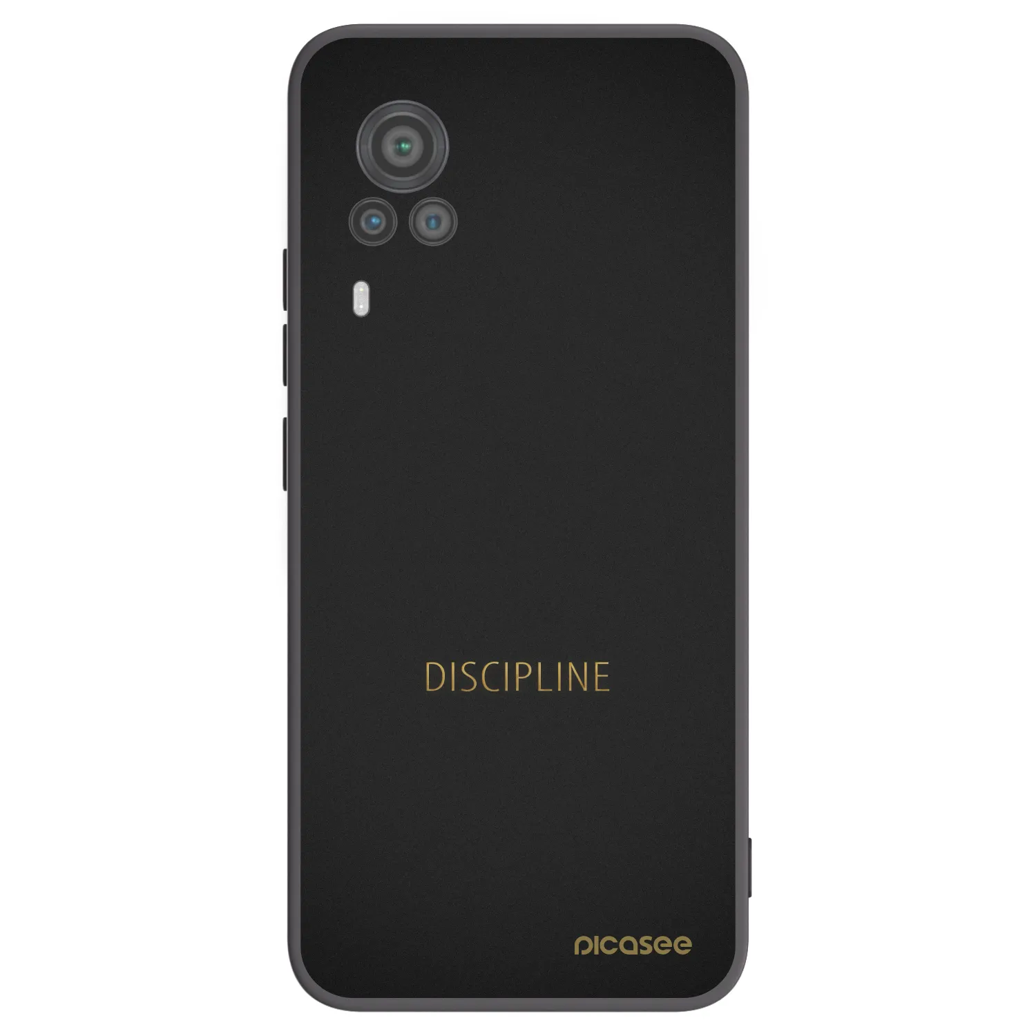 Picasee silikonový černý obal pro Vivo X60 Pro 5G - Discipline
