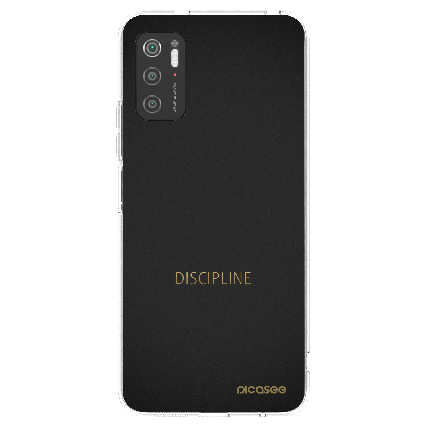 Picasee silikonový průhledný obal pro Xiaomi Poco M3 Pro 5G - Discipline
