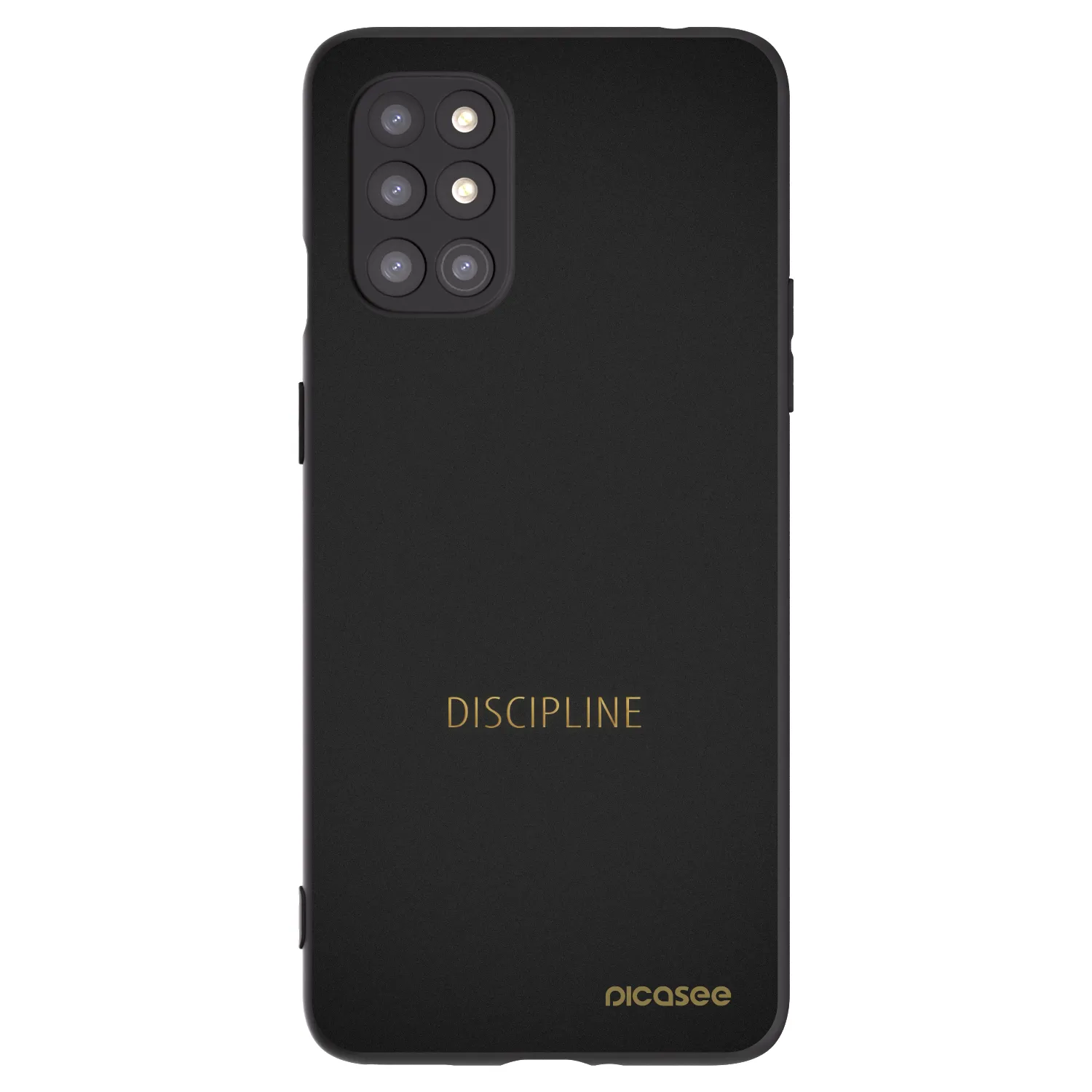 Picasee silikonový černý obal pro OnePlus 8T - Discipline
