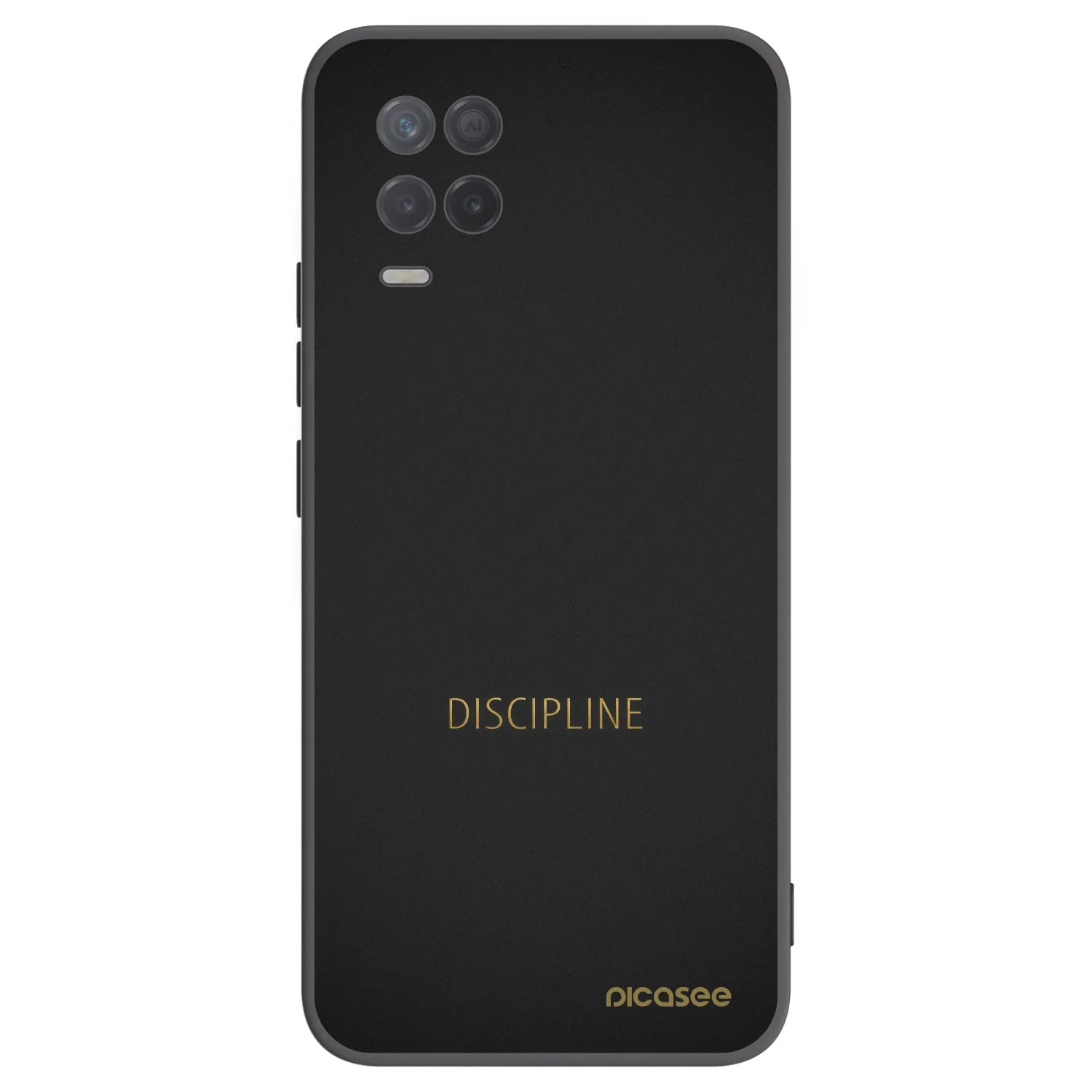 Picasee silikonový černý obal pro Realme 8 5G - Discipline