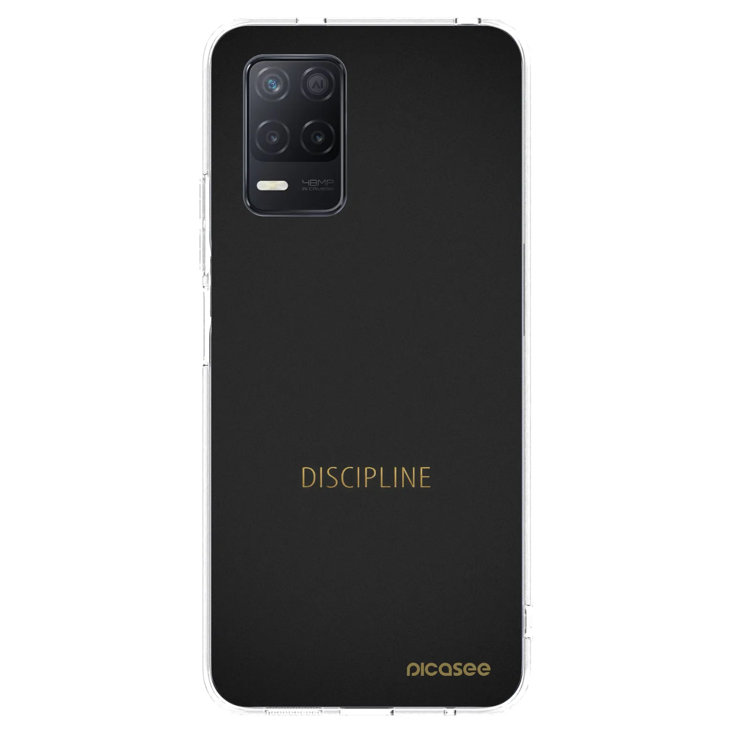 Picasee silikonový průhledný obal pro Realme 8 5G - Discipline