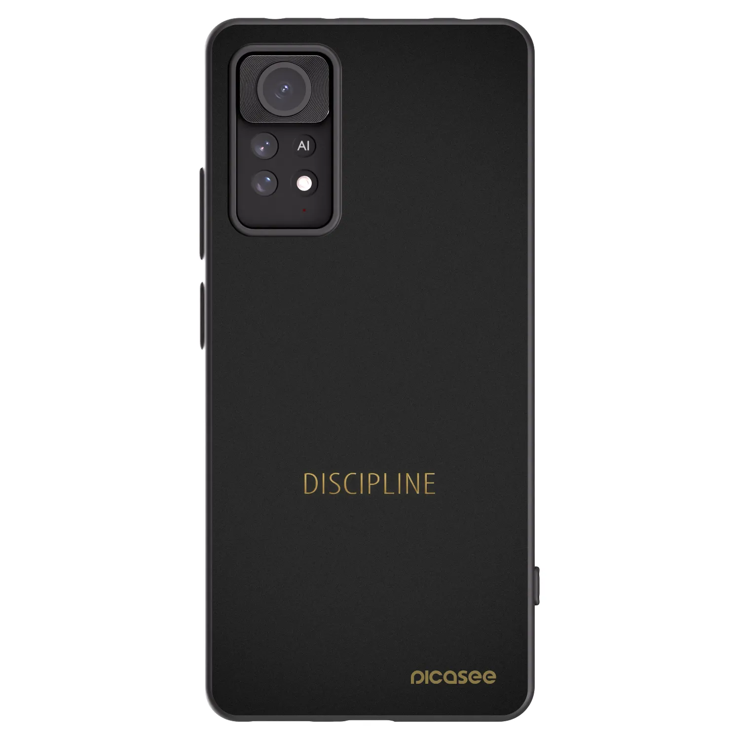 Picasee silikonový černý obal pro Xiaomi Redmi Note 11 Pro 5G - Discipline