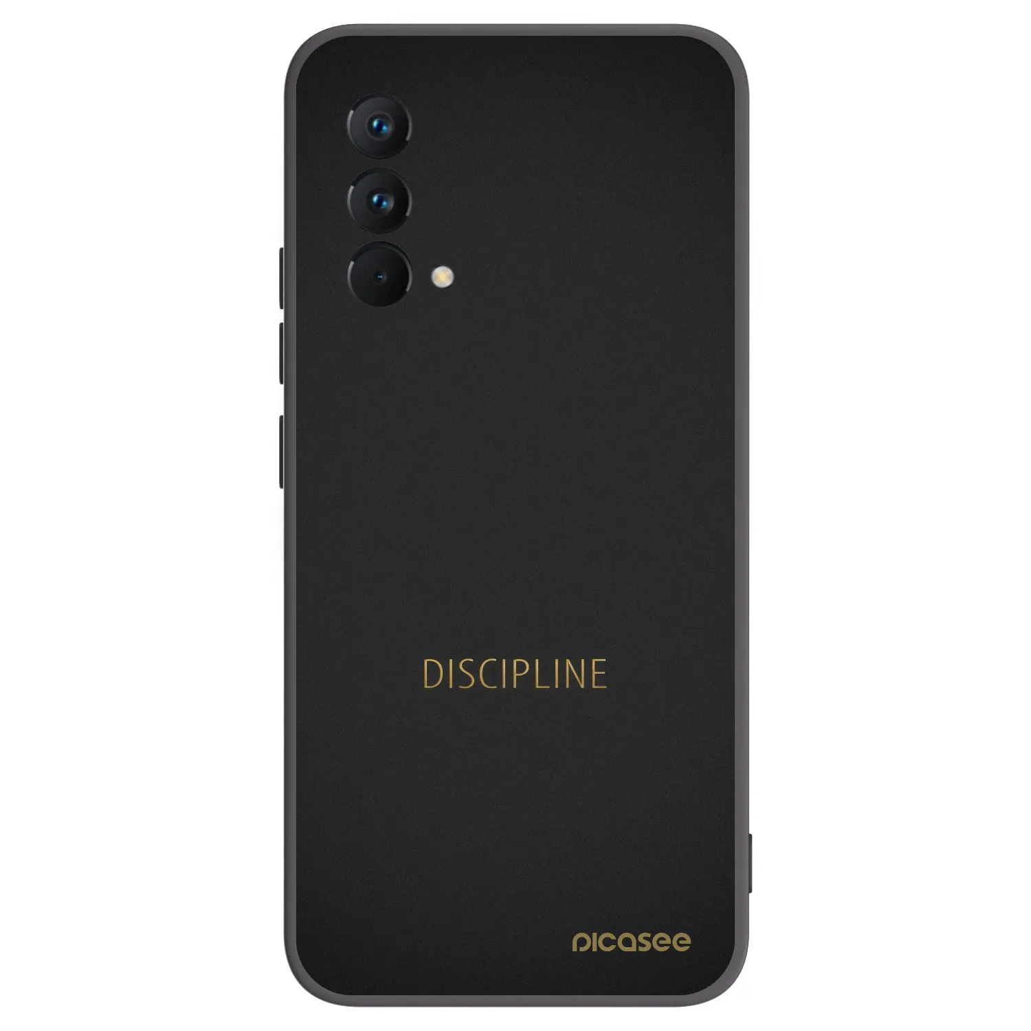 Picasee silikonový černý obal pro Realme GT Master Edition 5G - Discipline