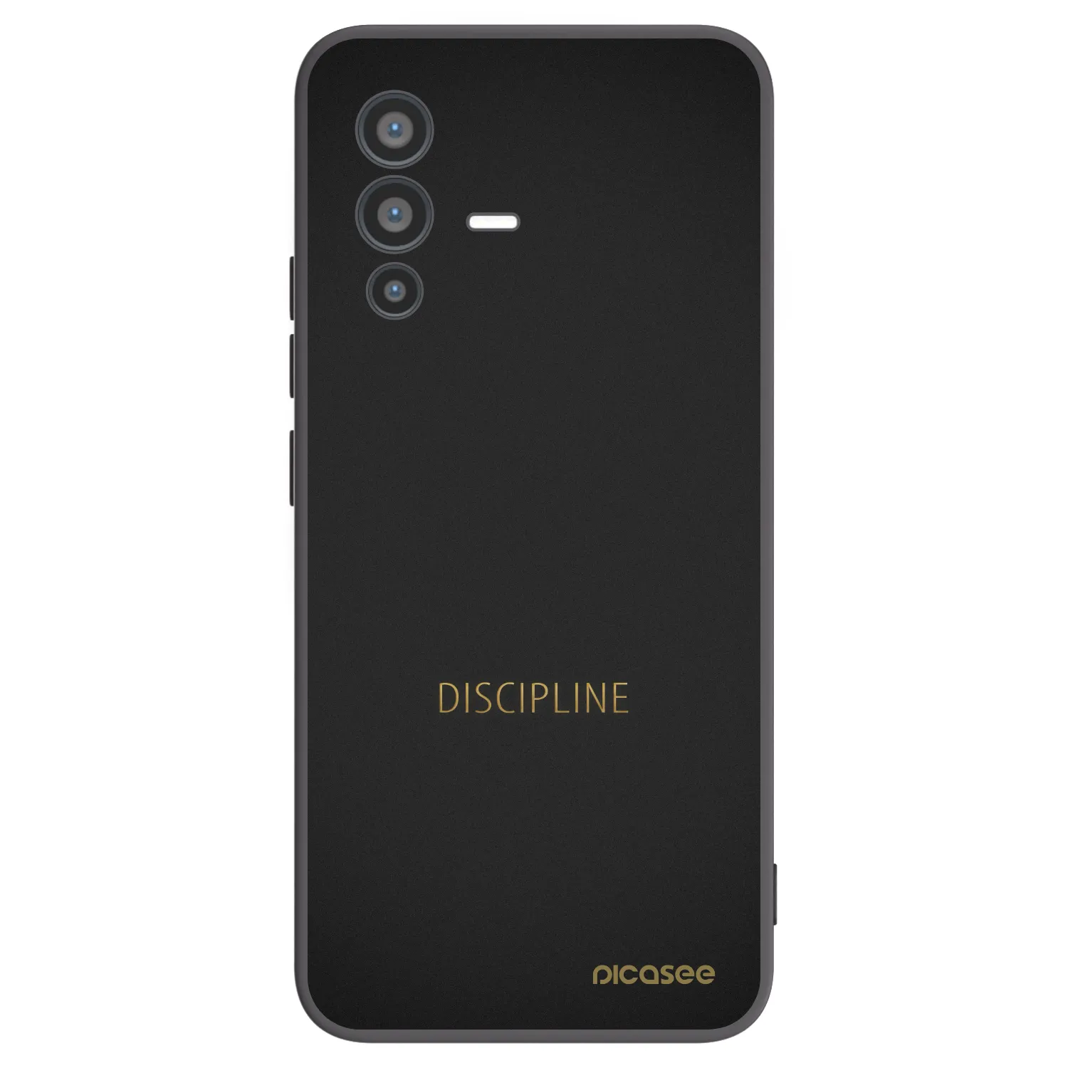 Picasee silikonový černý obal pro Vivo V23 5G - Discipline