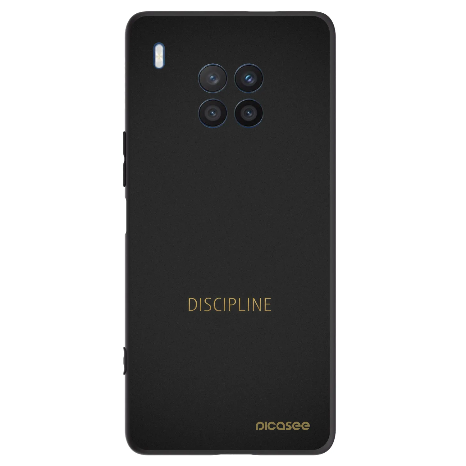 Picasee silikonový černý obal pro Honor 50 Lite - Discipline