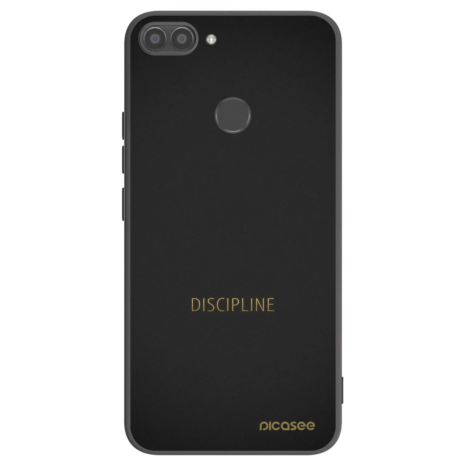 Picasee silikonový černý obal pro Huawei P Smart - Discipline