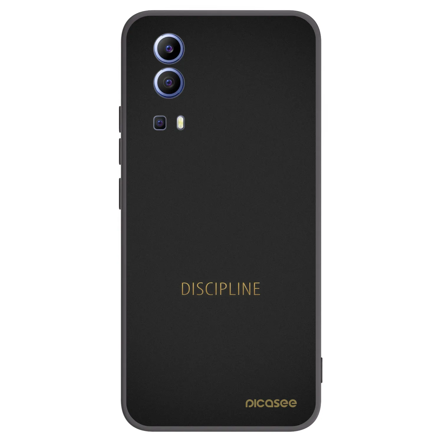 Picasee silikonový černý obal pro Vivo Y52 5G - Discipline