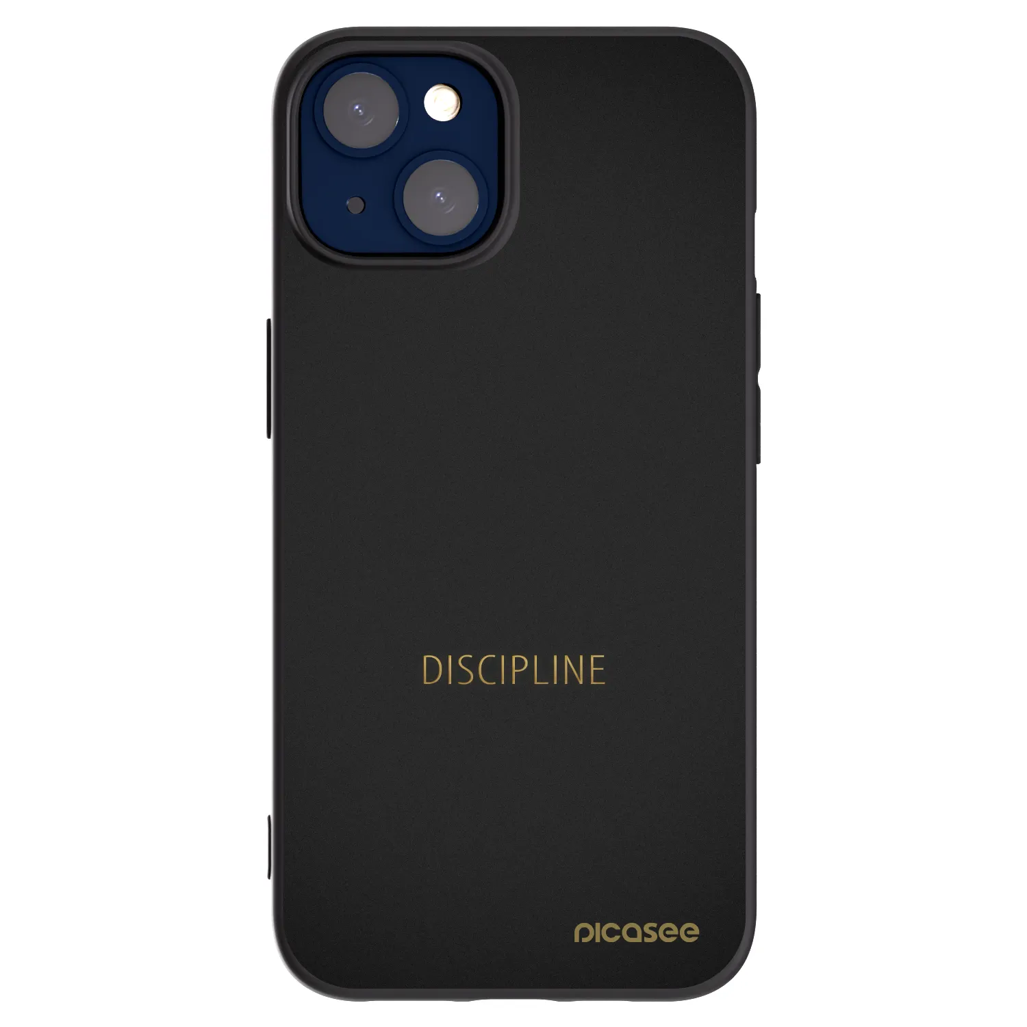 Picasee silikonový černý obal pro Apple iPhone 14 - Discipline