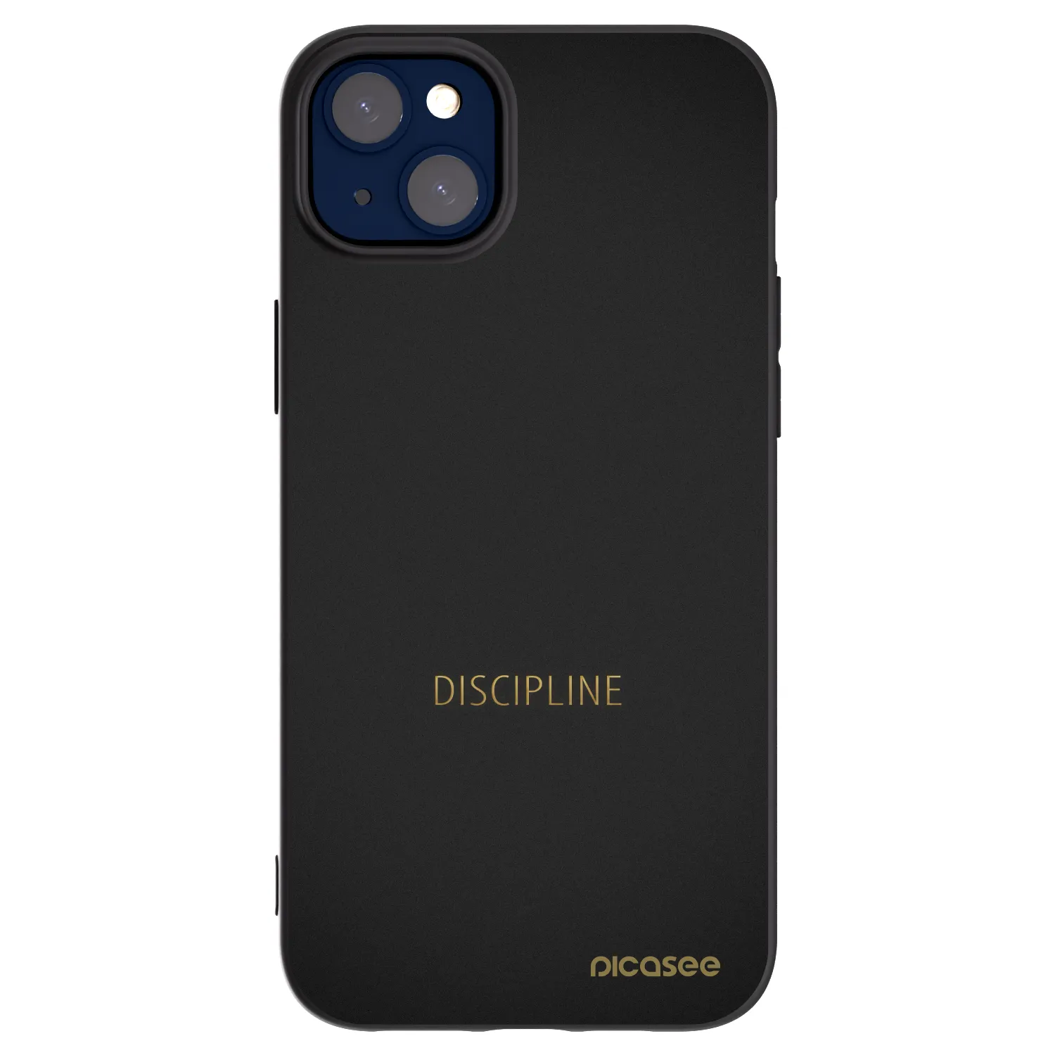 Picasee silikonový černý obal pro Apple iPhone 14 Plus - Discipline