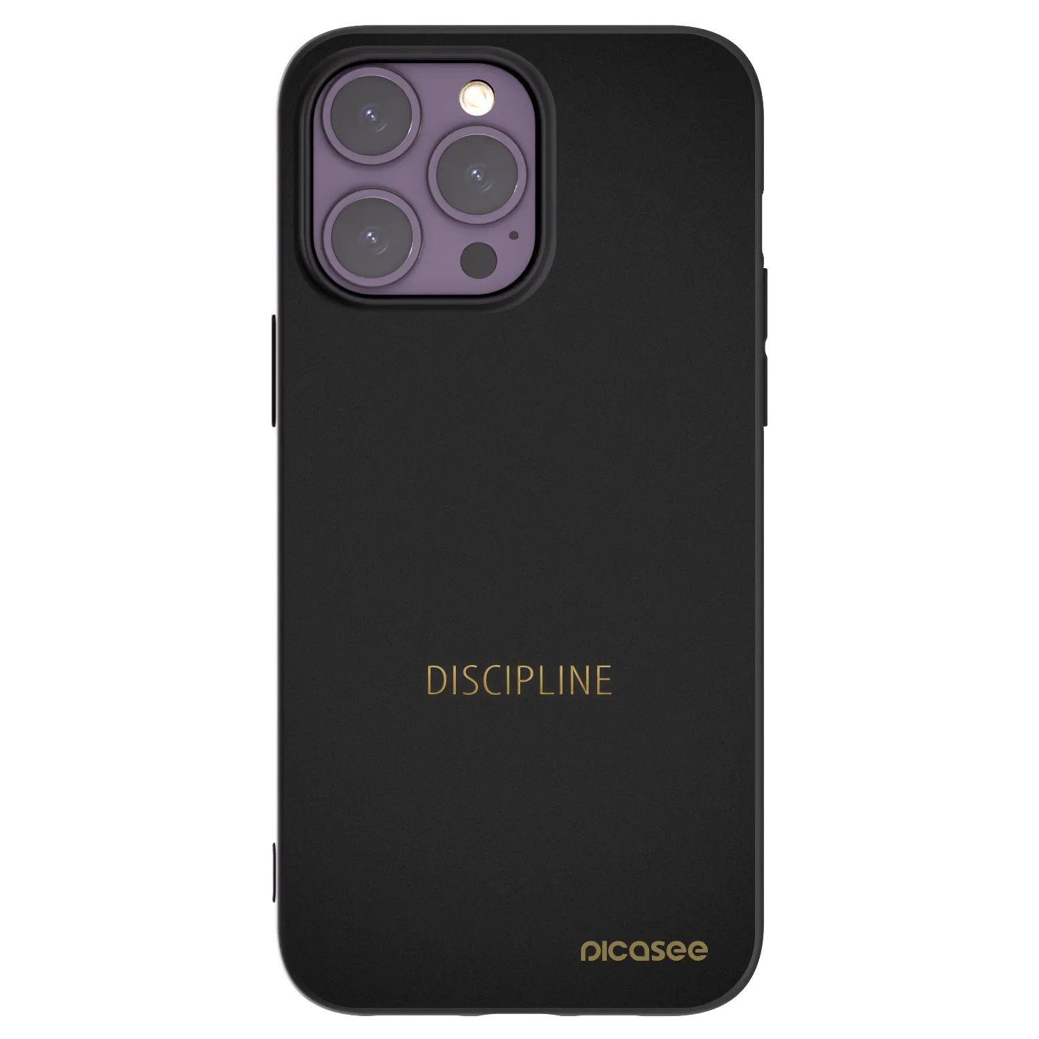 Picasee silikonový černý obal pro Apple iPhone 14 Pro Max - Discipline