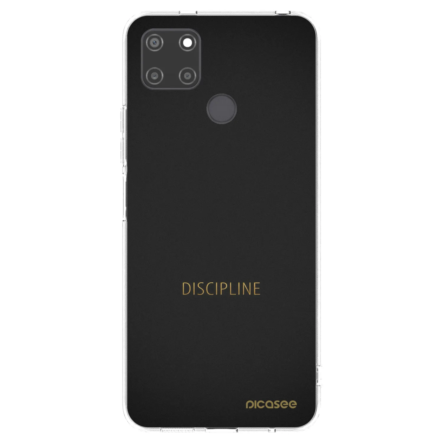 Picasee silikonový průhledný obal pro Realme C21Y - Discipline