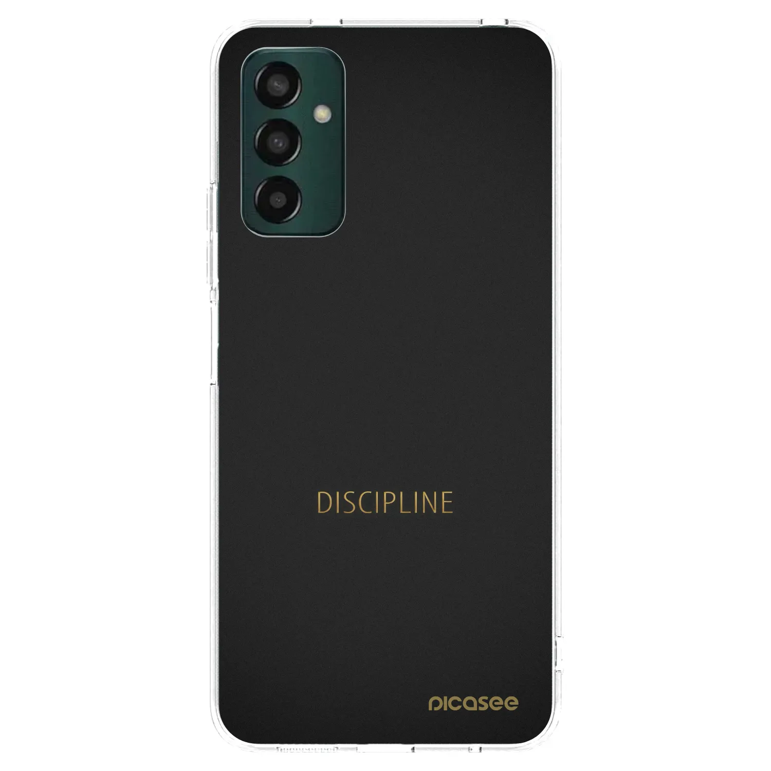 Picasee silikonový průhledný obal pro Samsung Galaxy M13 M135F - Discipline