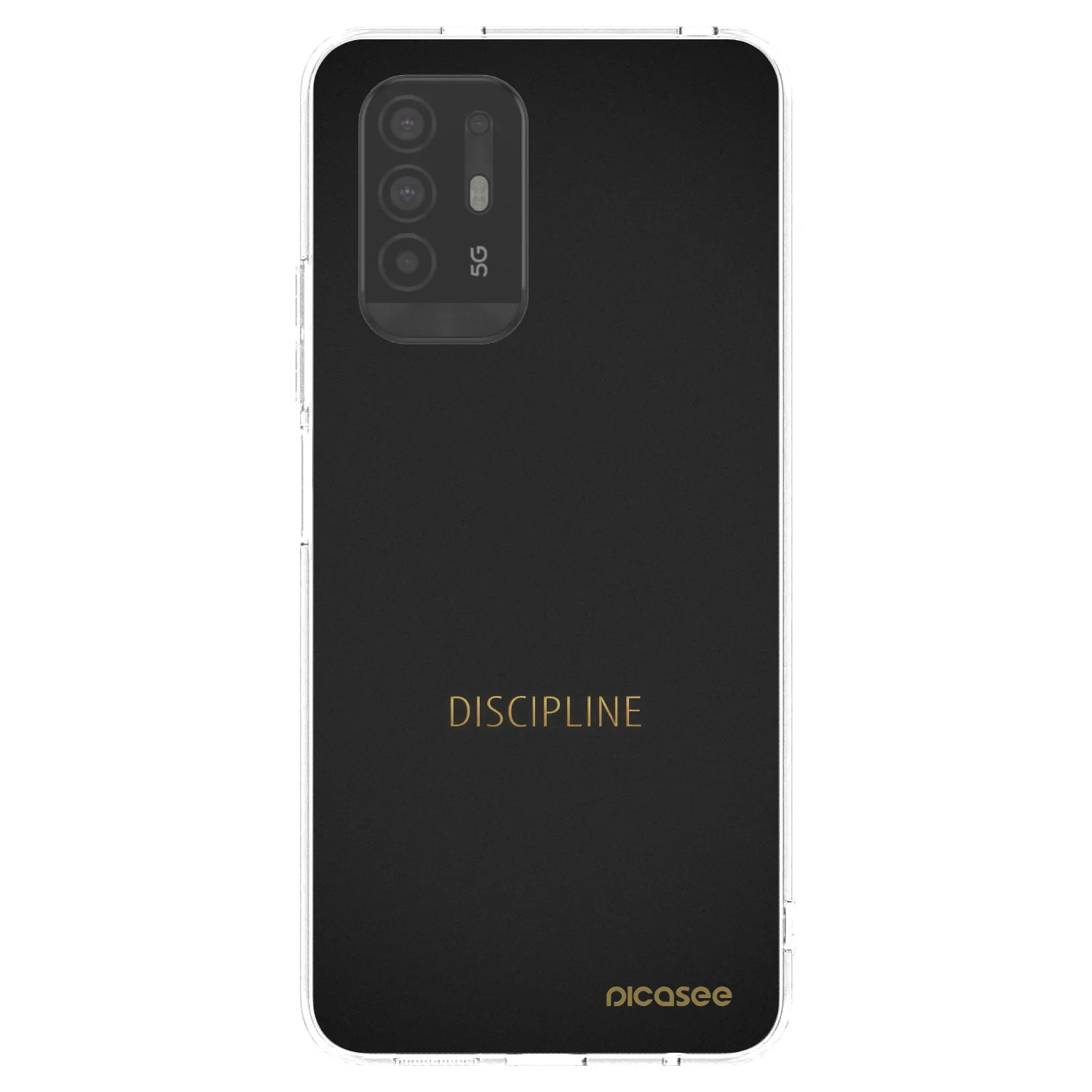 Picasee silikonový průhledný obal pro OPPO A94 5G - Discipline