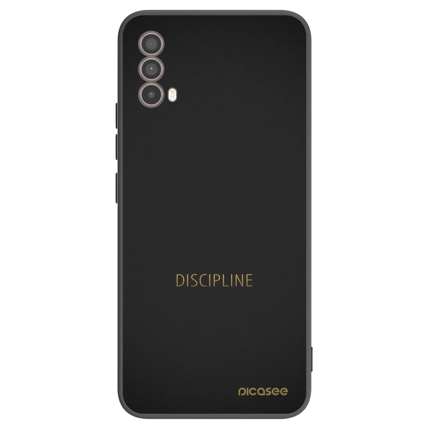 Picasee silikonový černý obal pro Motorola Moto E40 - Discipline