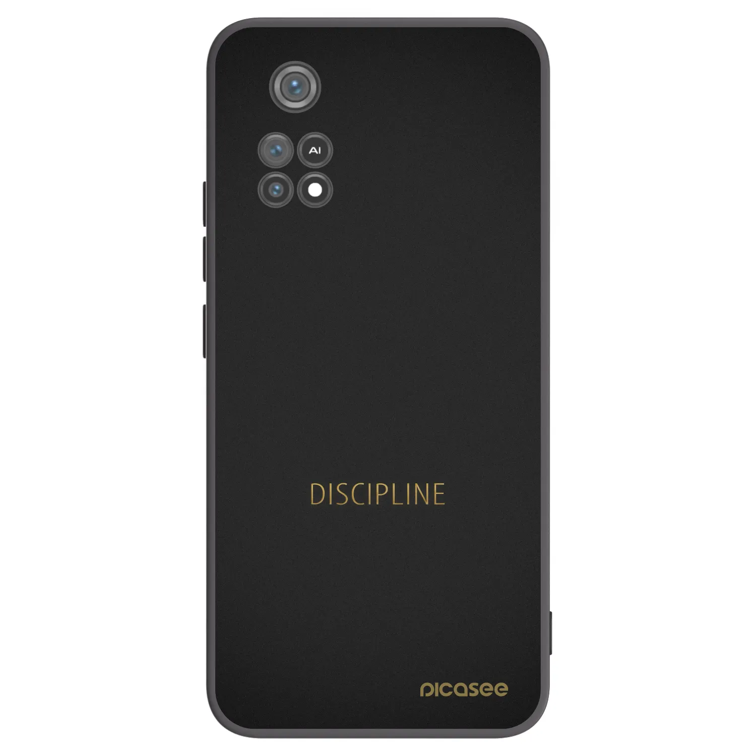 Picasee silikonový černý obal pro Xiaomi Poco M4 Pro - Discipline
