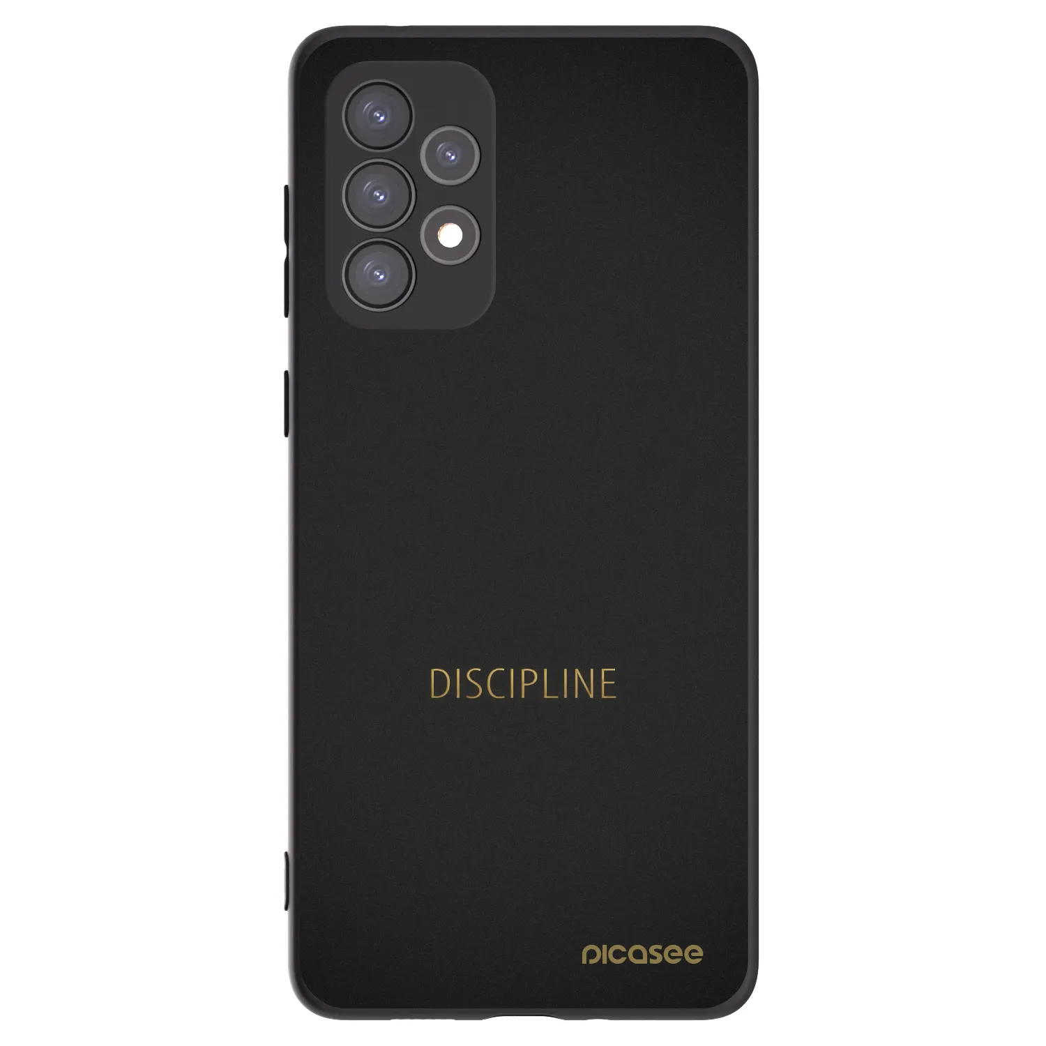 Picasee silikonový černý obal pro Samsung Galaxy A73 5G - Discipline