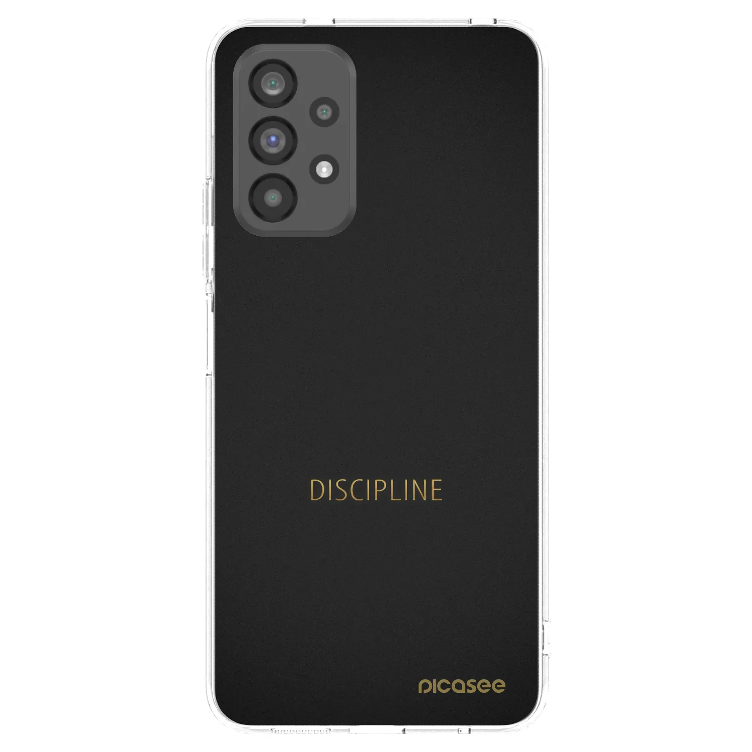 Picasee silikonový průhledný obal pro Samsung Galaxy A73 5G - Discipline