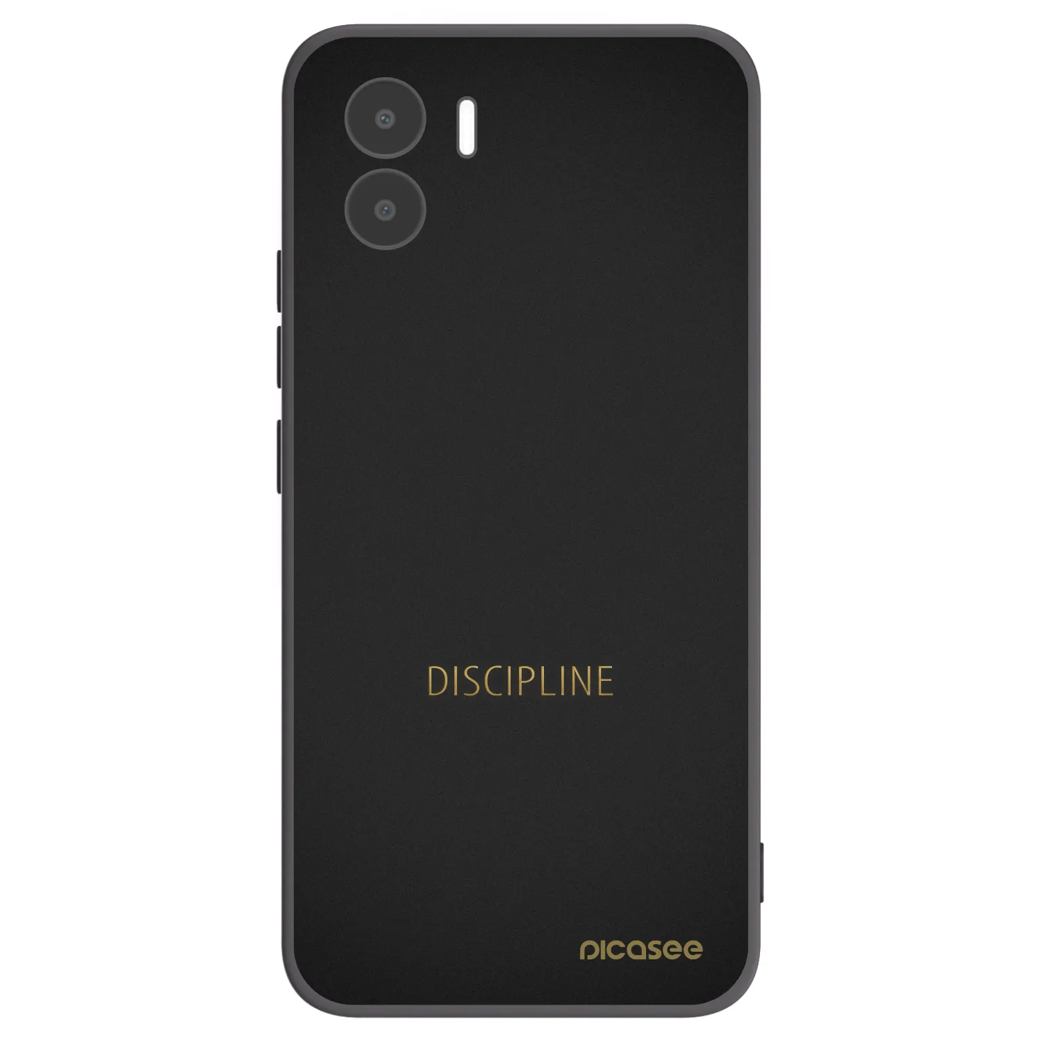 Picasee silikonový černý obal pro Xiaomi Redmi A1 - Discipline