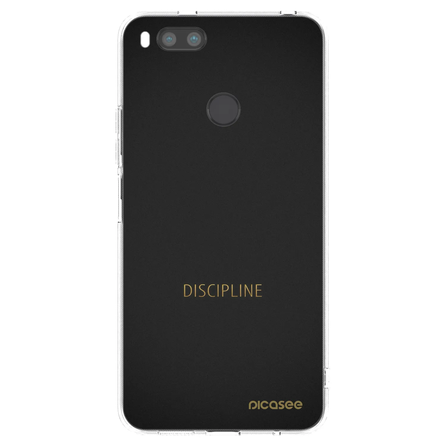 Picasee silikonový průhledný obal pro Xiaomi Redmi A1 - Discipline