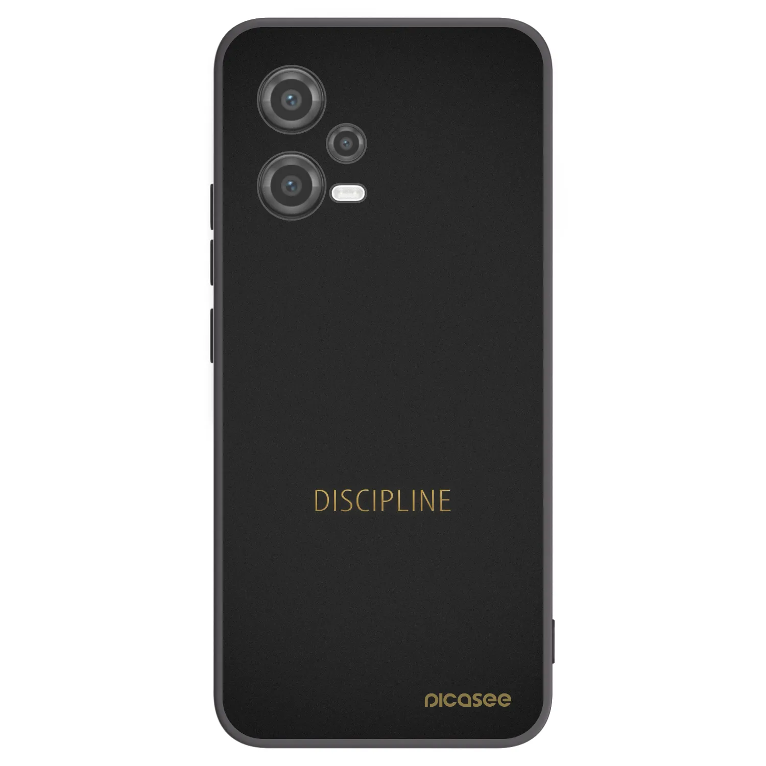 Picasee silikonový černý obal pro Xiaomi Poco X5 - Discipline