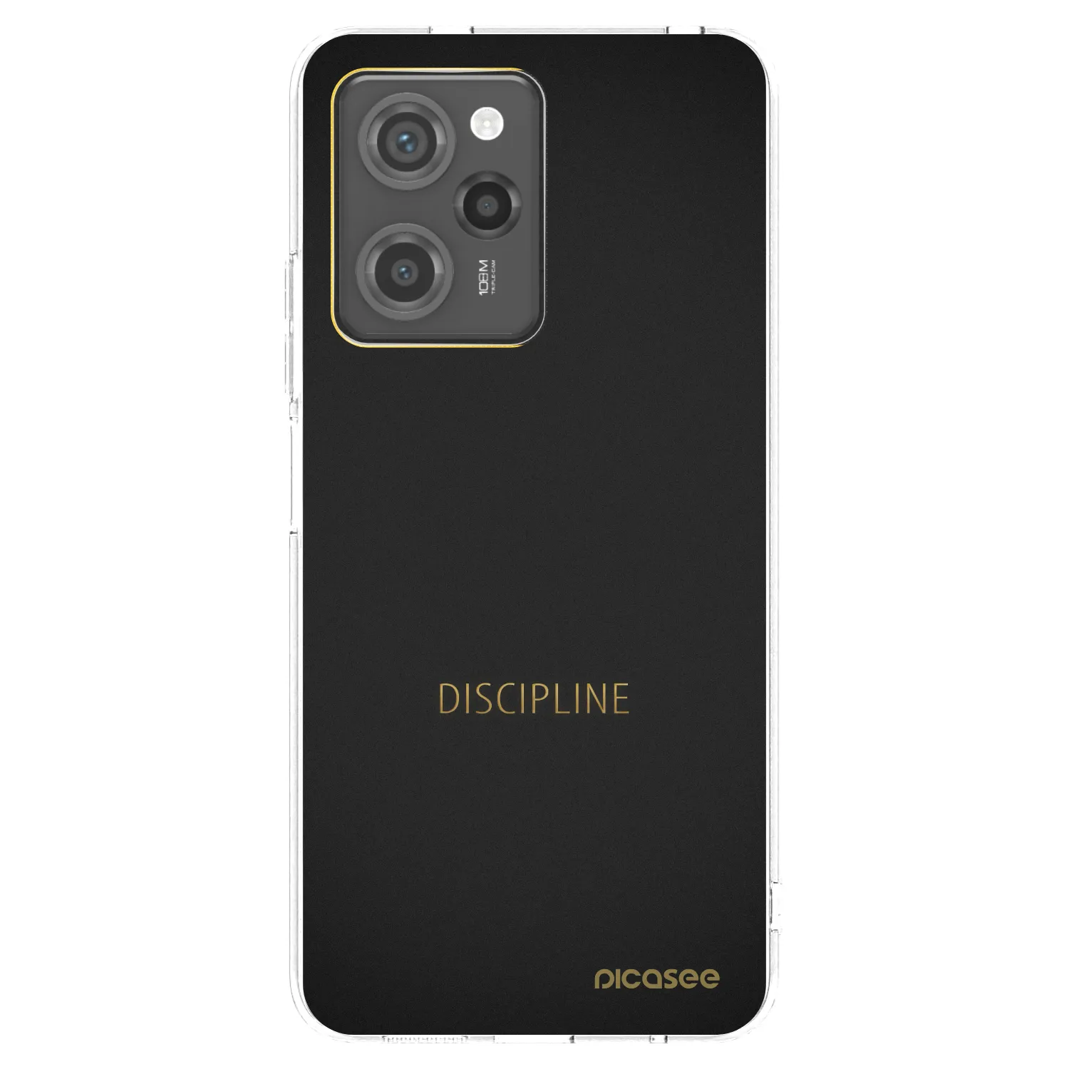 Picasee silikonový černý obal pro Xiaomi Poco X5 Pro - Discipline