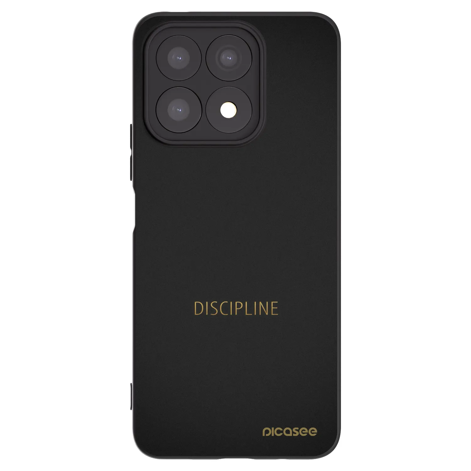 Picasee silikonový černý obal pro Honor X8a - Discipline