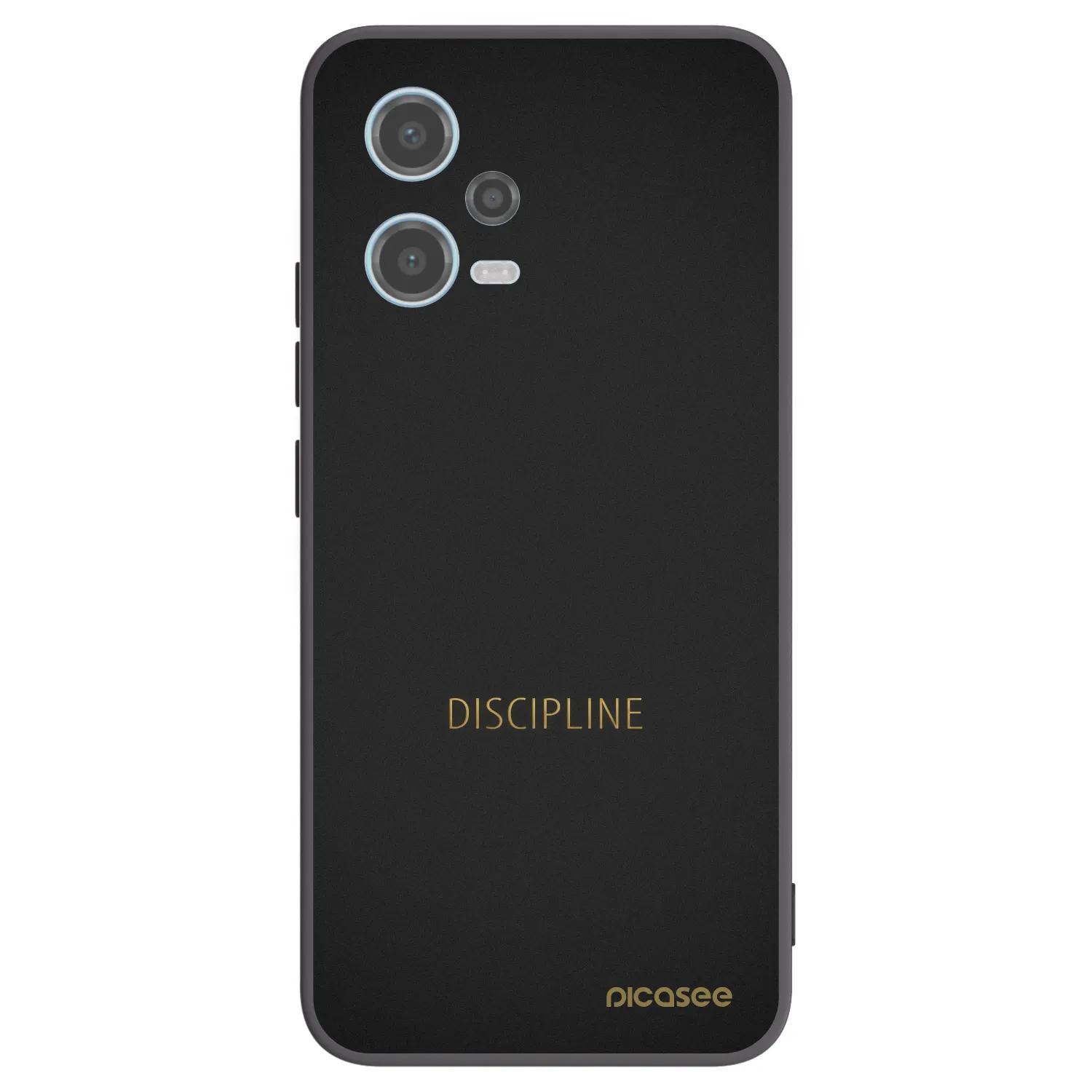 Picasee silikonový černý obal pro Xiaomi Redmi Note 12 5G - Discipline