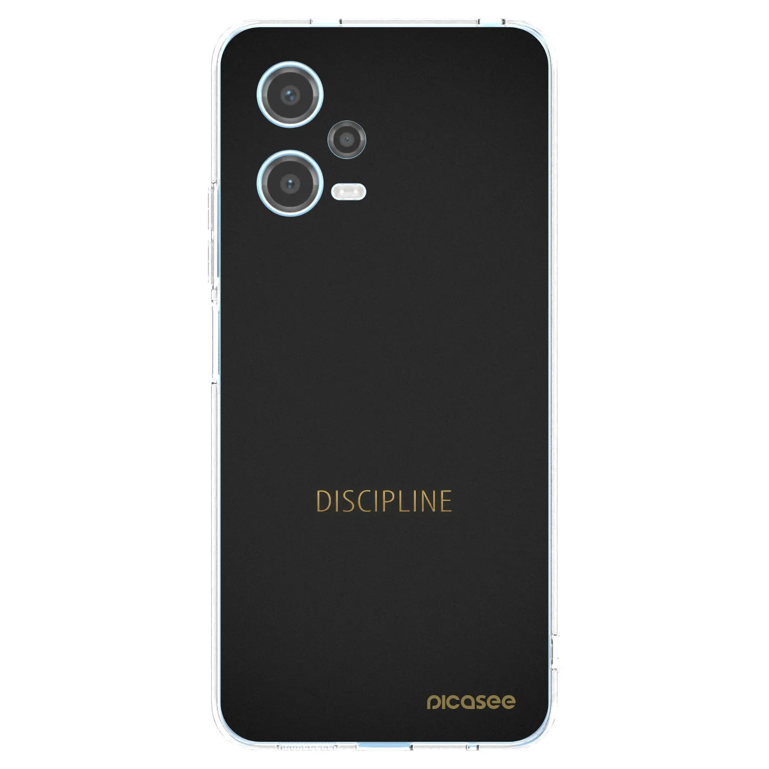 Picasee silikonový průhledný obal pro Xiaomi Redmi Note 12 5G - Discipline