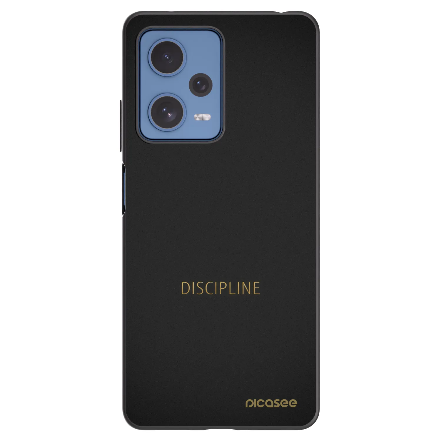 Picasee silikonový černý obal pro Xiaomi Redmi Note 12 Pro 5G - Discipline