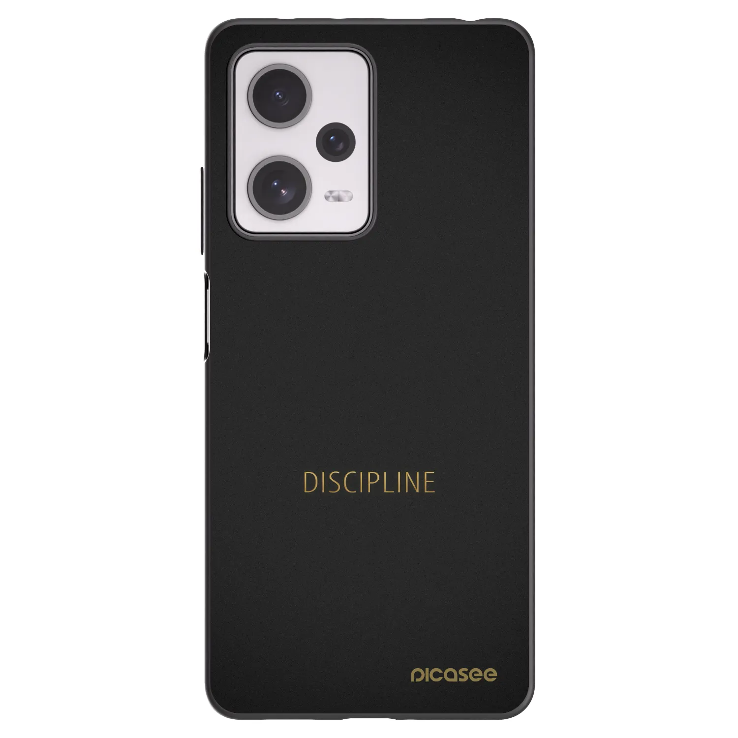 Picasee silikonový černý obal pro Xiaomi Redmi Note 12 Pro+ 5G - Discipline
