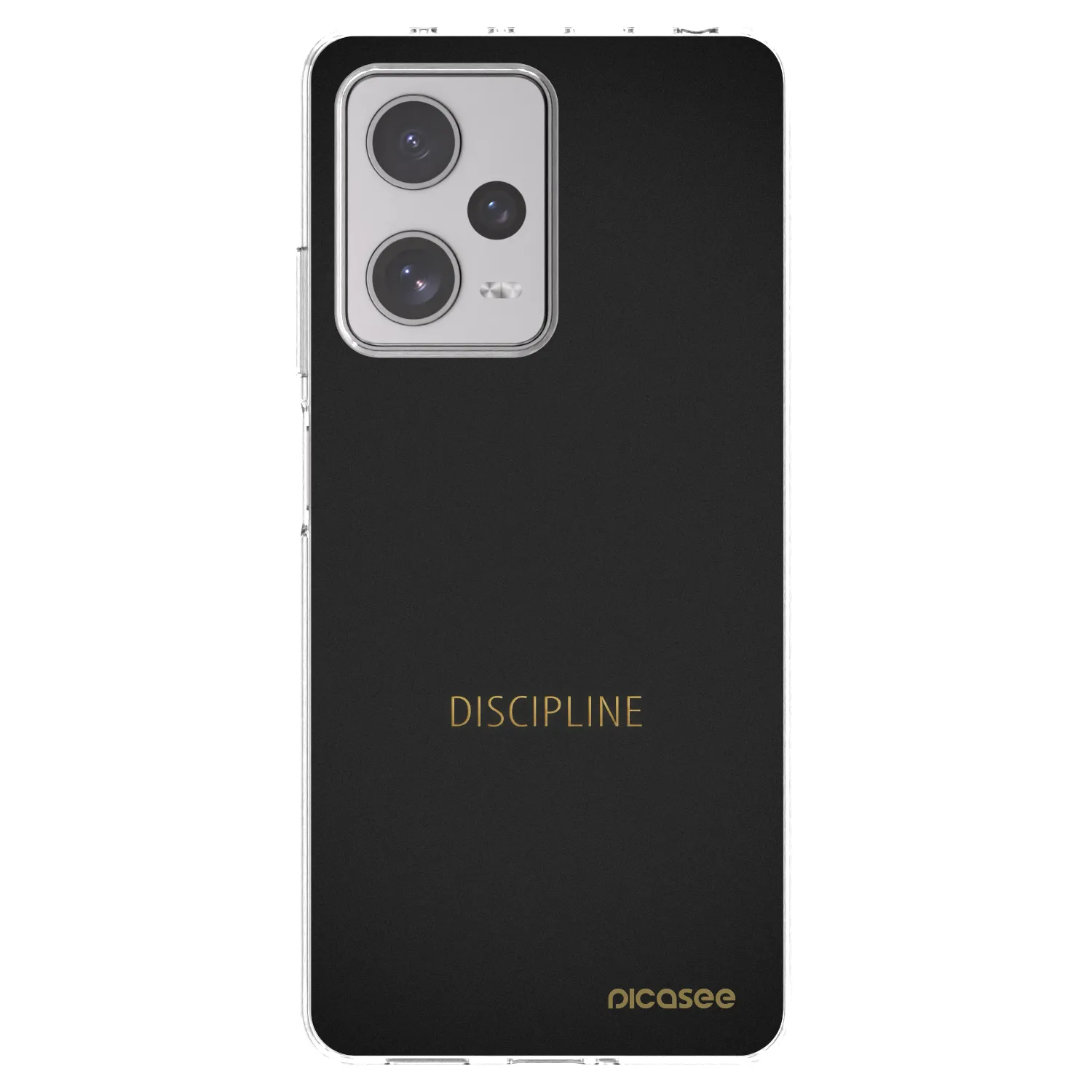 Picasee silikonový průhledný obal pro Xiaomi Redmi Note 12 Pro+ 5G - Discipline