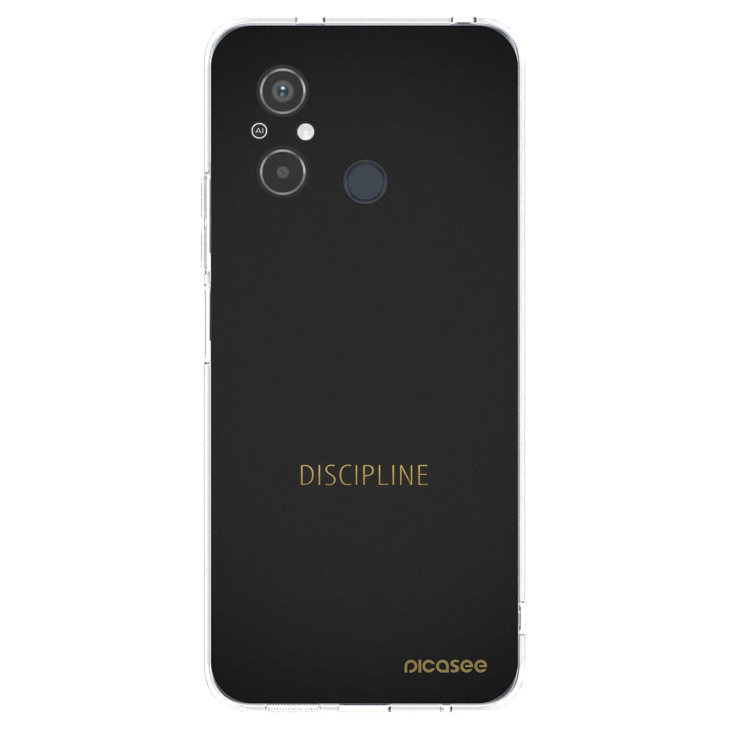 Picasee silikonový průhledný obal pro Xiaomi Redmi 12C - Discipline