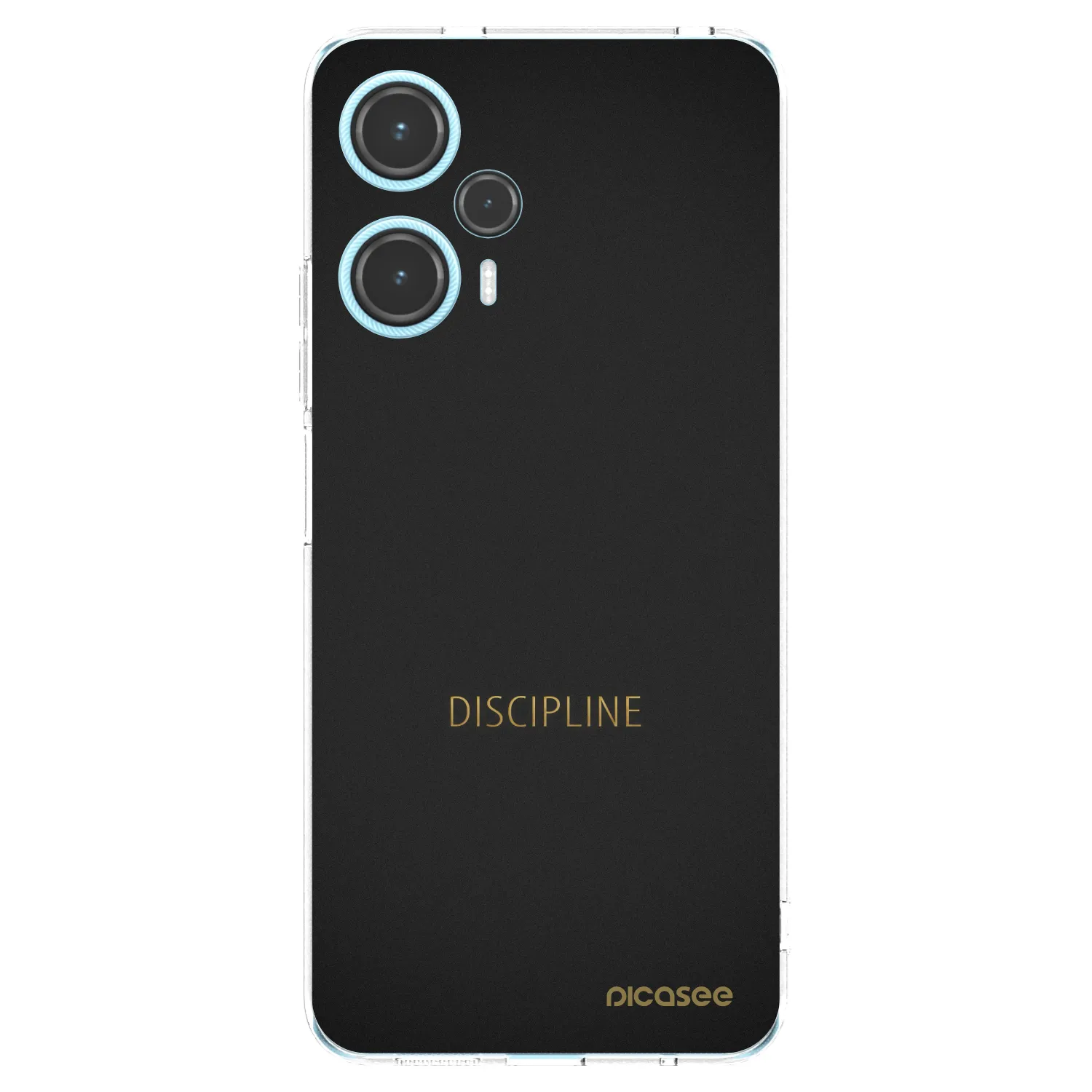 Picasee silikonový průhledný obal pro Xiaomi Poco F5 - Discipline