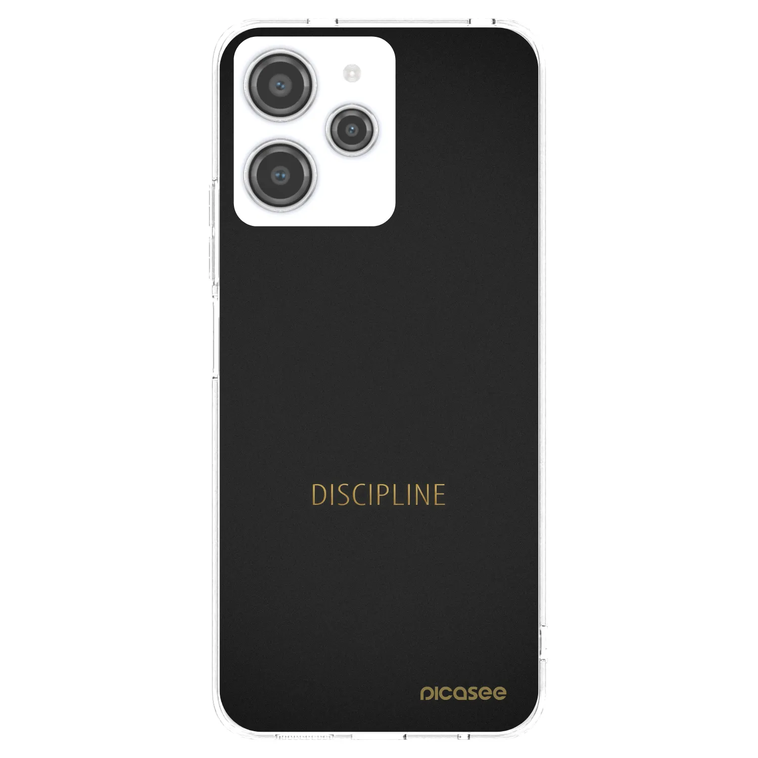 Picasee silikonový průhledný obal pro Xiaomi Redmi 12 4G - Discipline