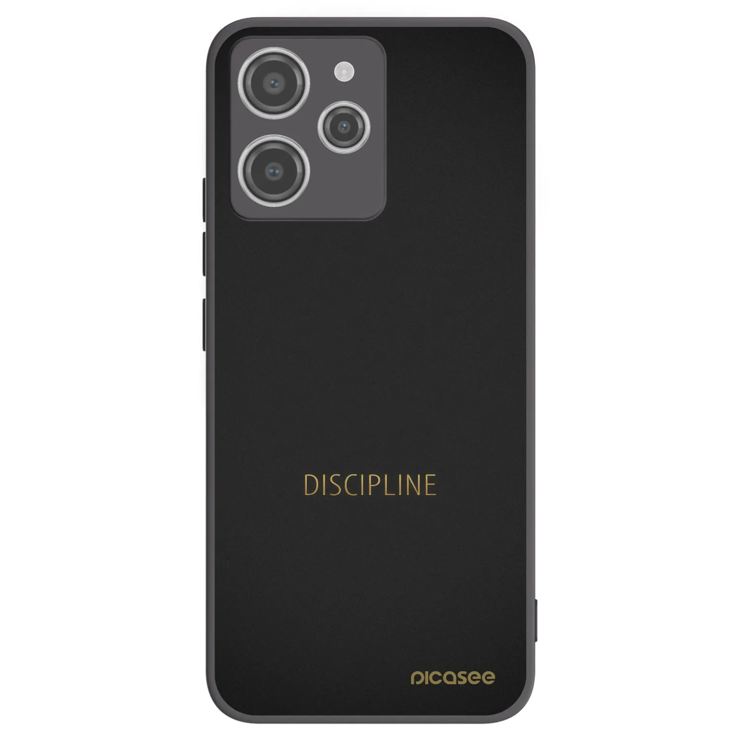 Picasee silikonový černý obal pro Xiaomi Redmi 12 4G - Discipline