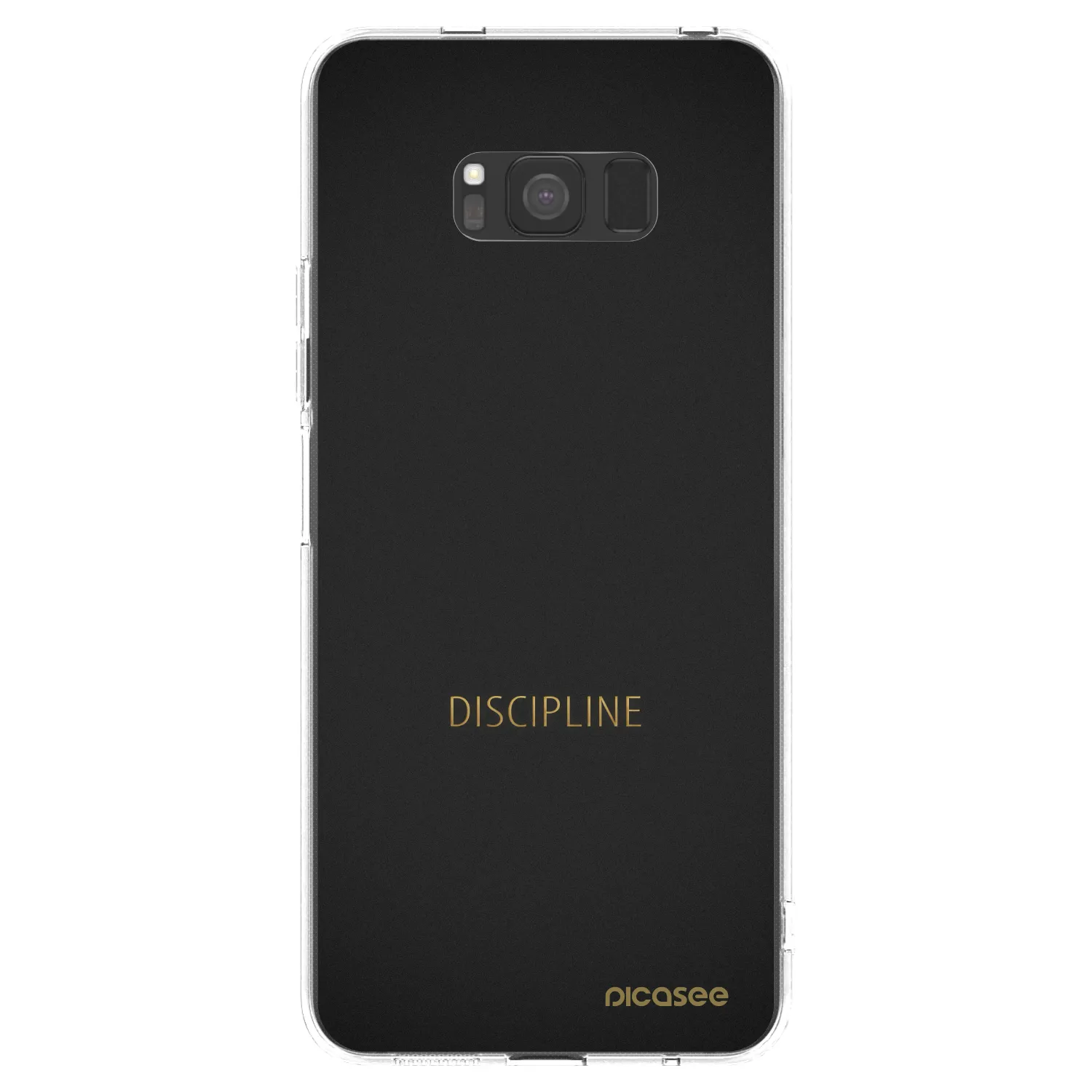 Picasee silikonový průhledný obal pro Samsung Galaxy S8 G950F - Discipline