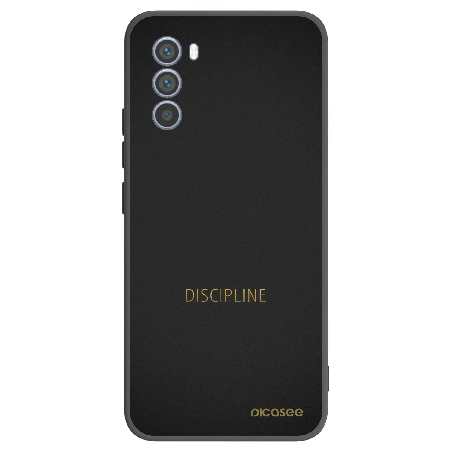 Picasee silikonový černý obal pro Motorola Moto G62 - Discipline
