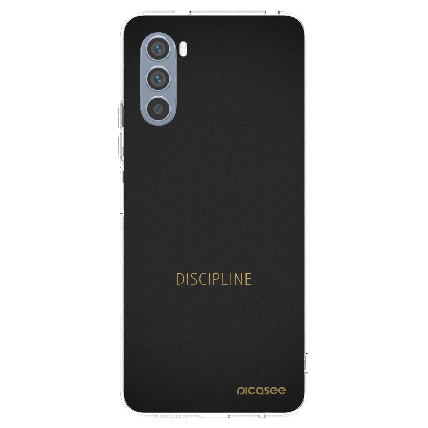 Picasee silikonový průhledný obal pro Motorola Moto G62 - Discipline