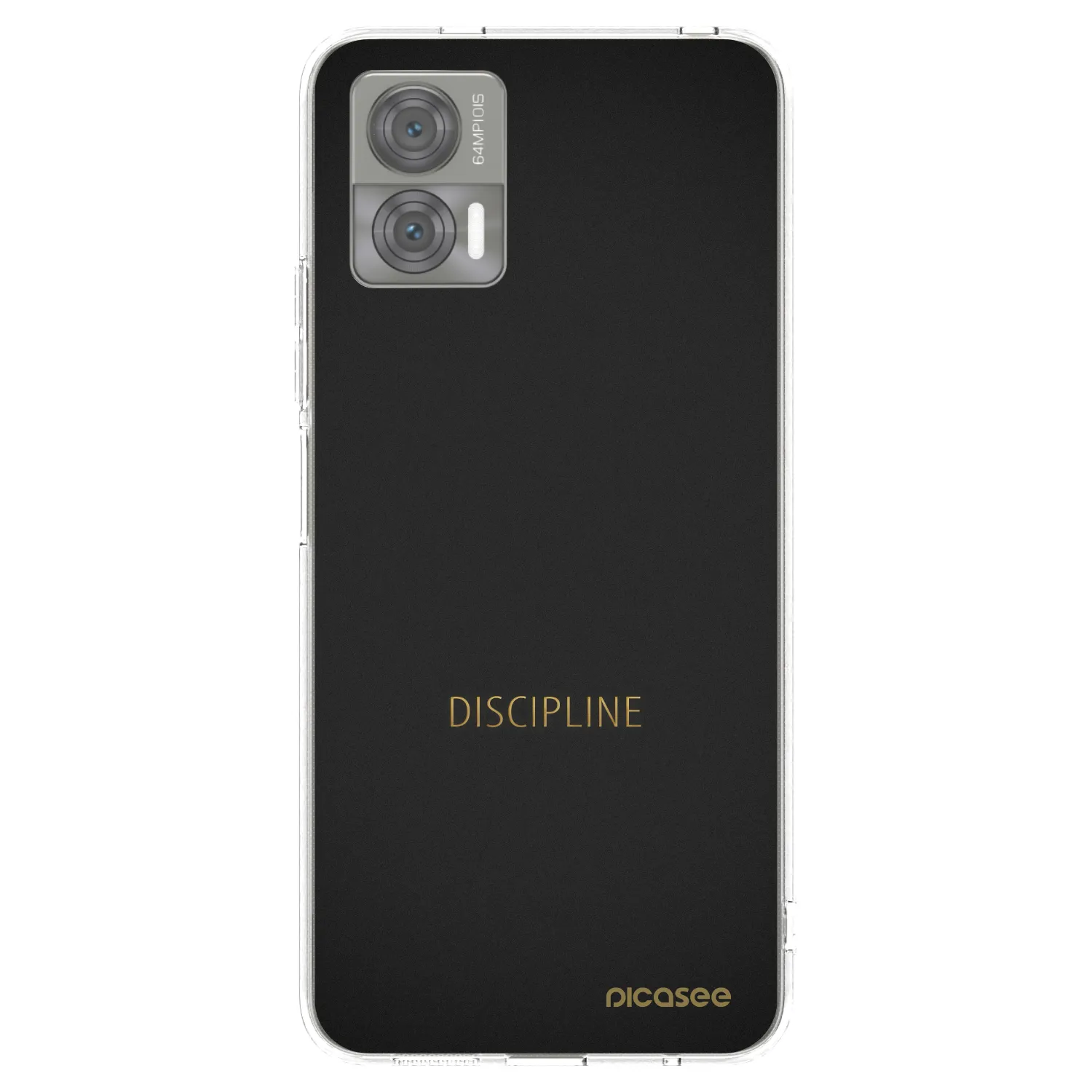 Picasee silikonový průhledný obal pro Motorola Edge 30 Neo - Discipline