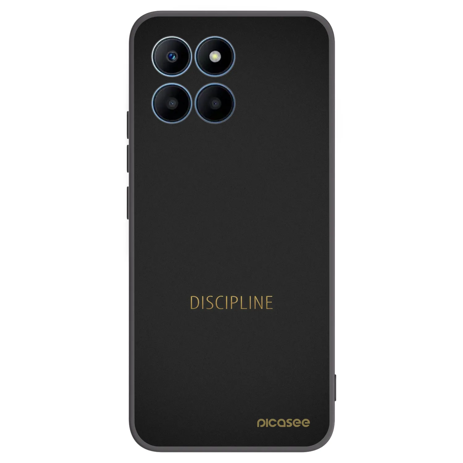 Picasee silikonový černý obal pro Honor 70 Lite - Discipline