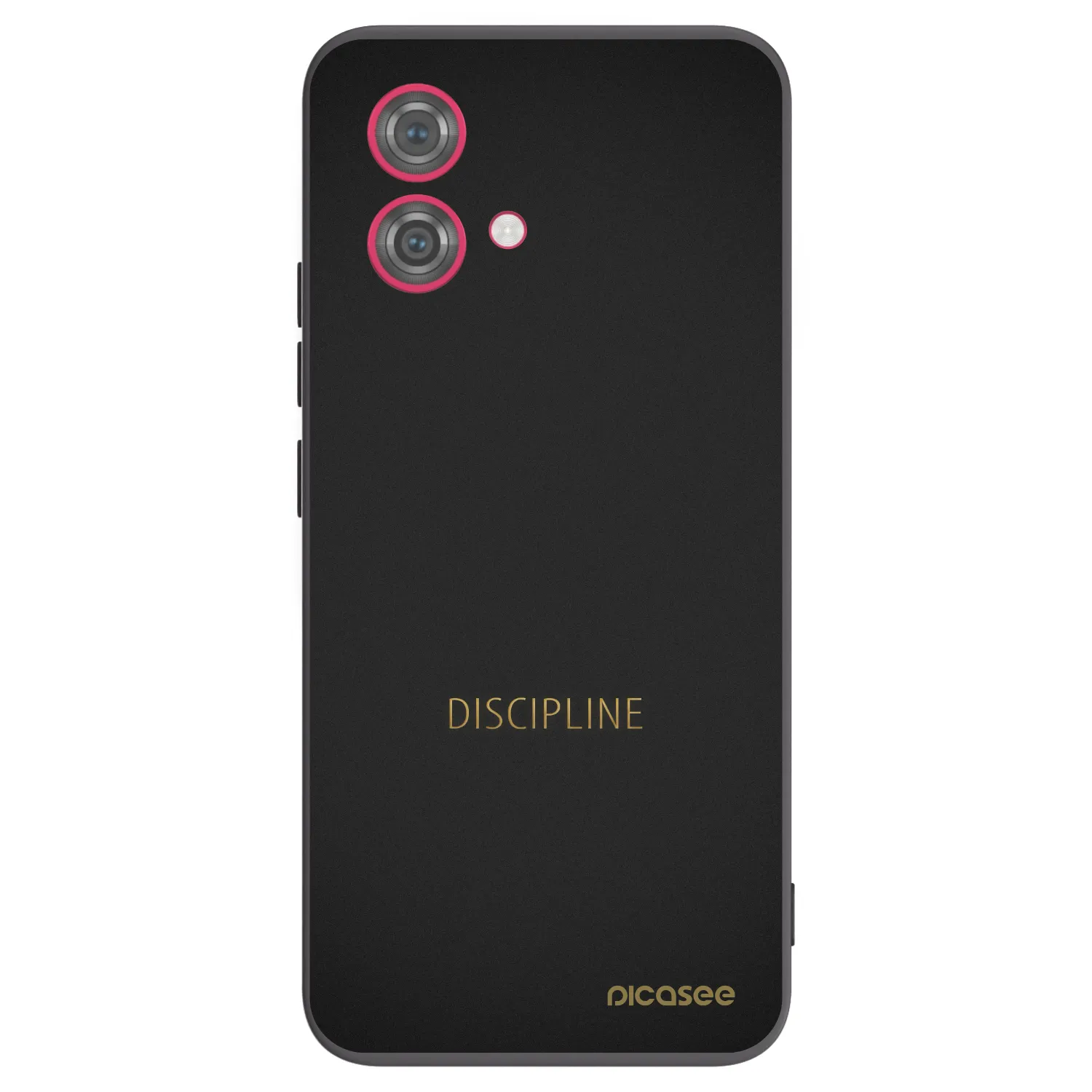Picasee silikonový černý obal pro Motorola Moto G84 5G - Discipline